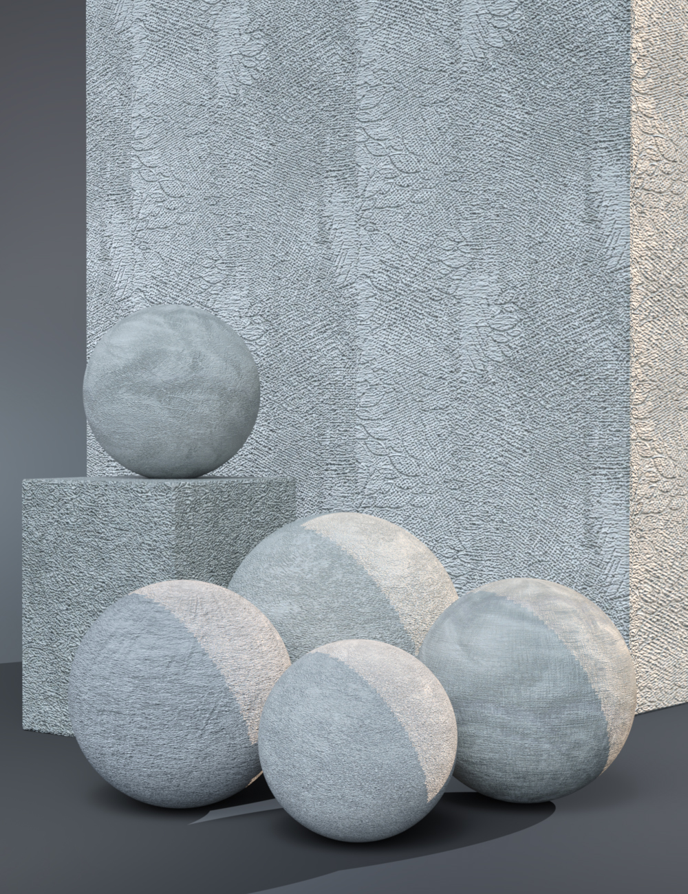 Art Concrete Shaders by: Atenais, 3D Models by Daz 3D