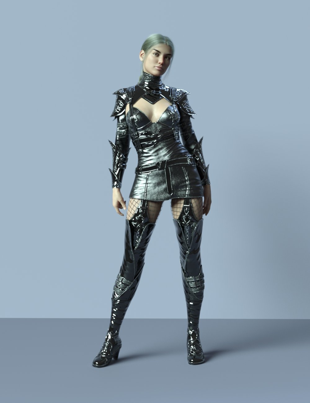 SPR Swordsman Fullbody Suit for Genesis 8.1 Females by: Sprite, 3D Models by Daz 3D