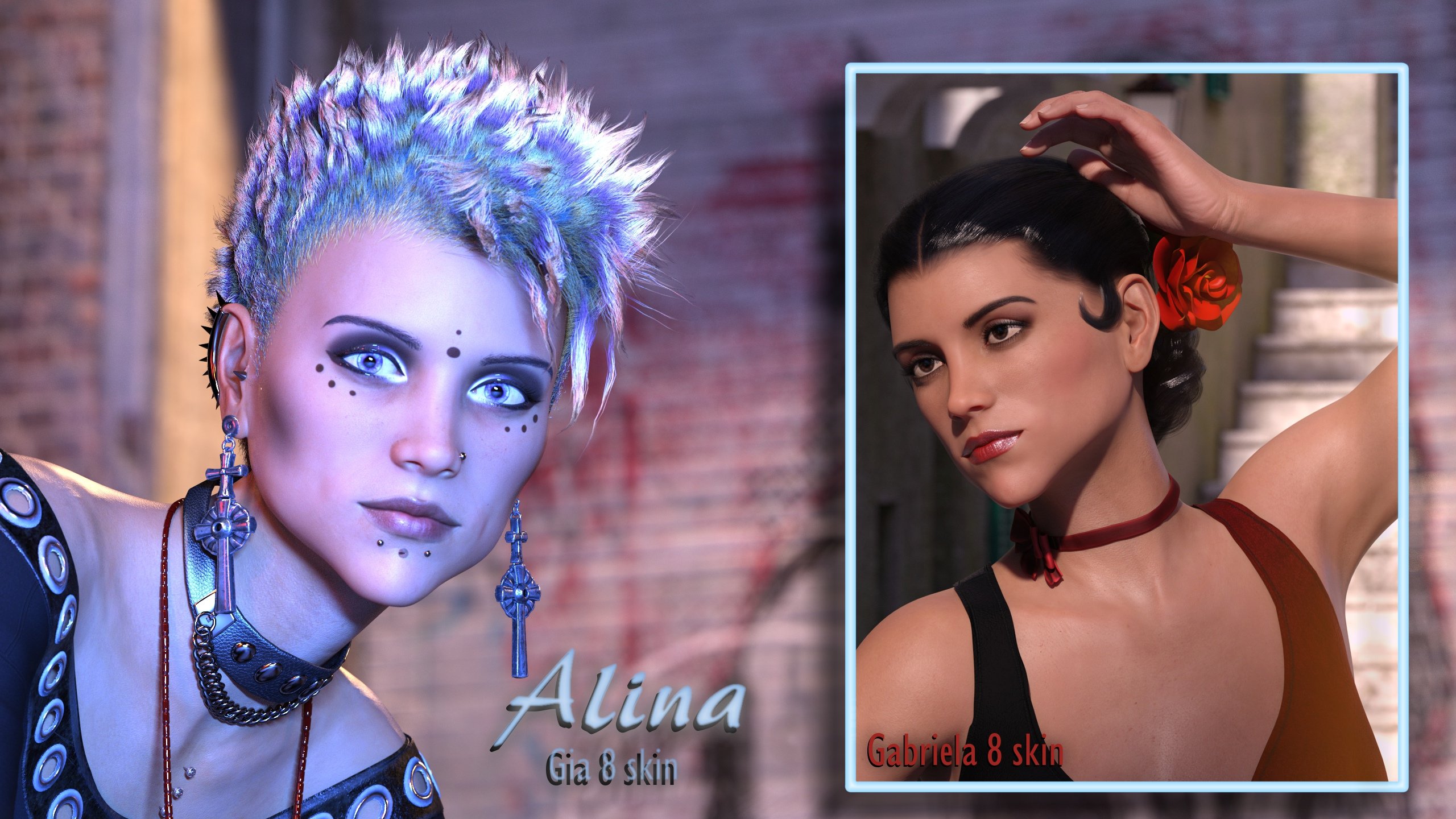 GHD Around The World - 10 plus 6 Faces for Genesis 8 and 8.1 Female GHD Around The World - 10 plus 6 Faces for Genesis 8 and 8.1 Female by: 3D-GHDesign, 3D Models by Daz 3D
