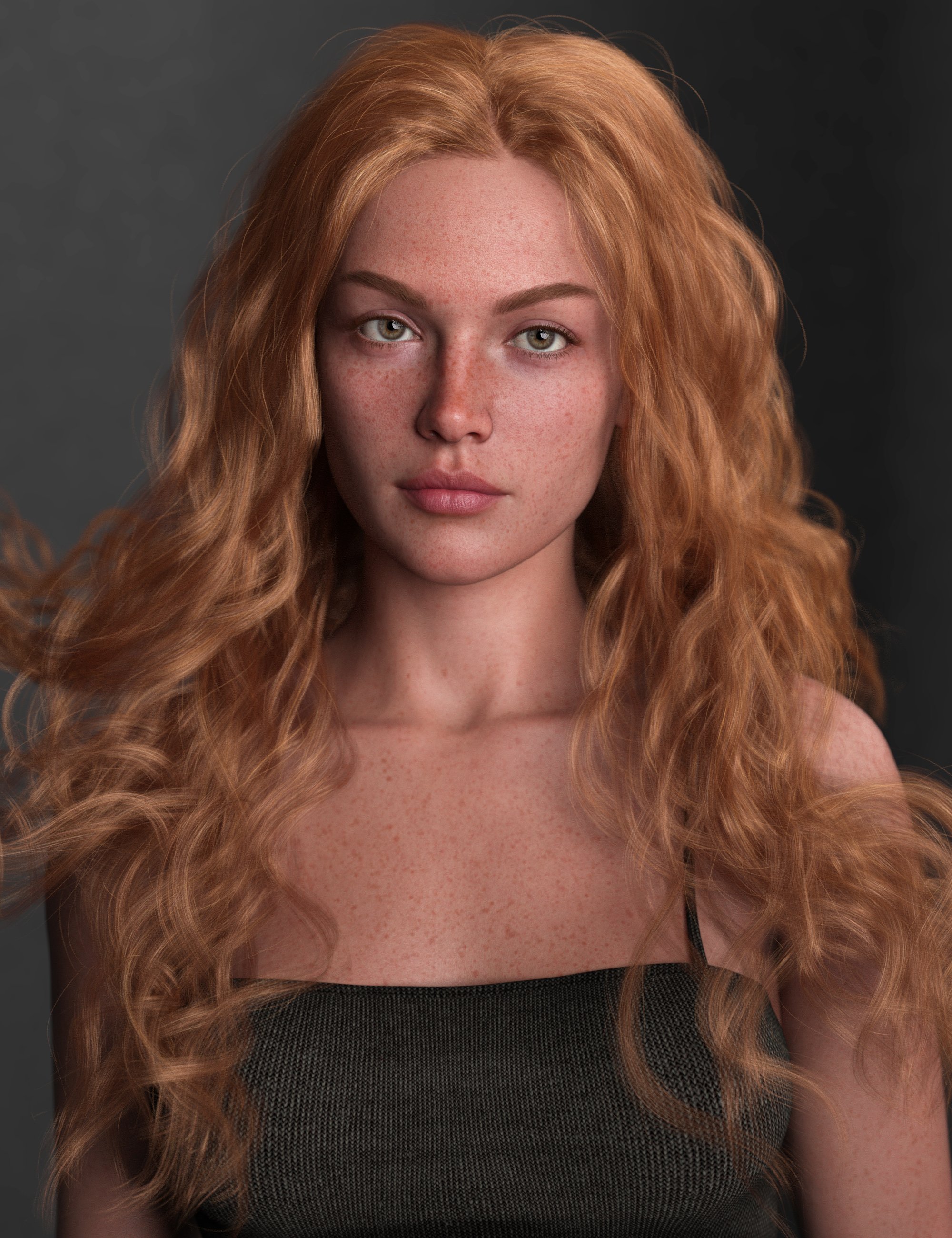 Soft Curls Long Hair for Genesis 9 | Daz 3D