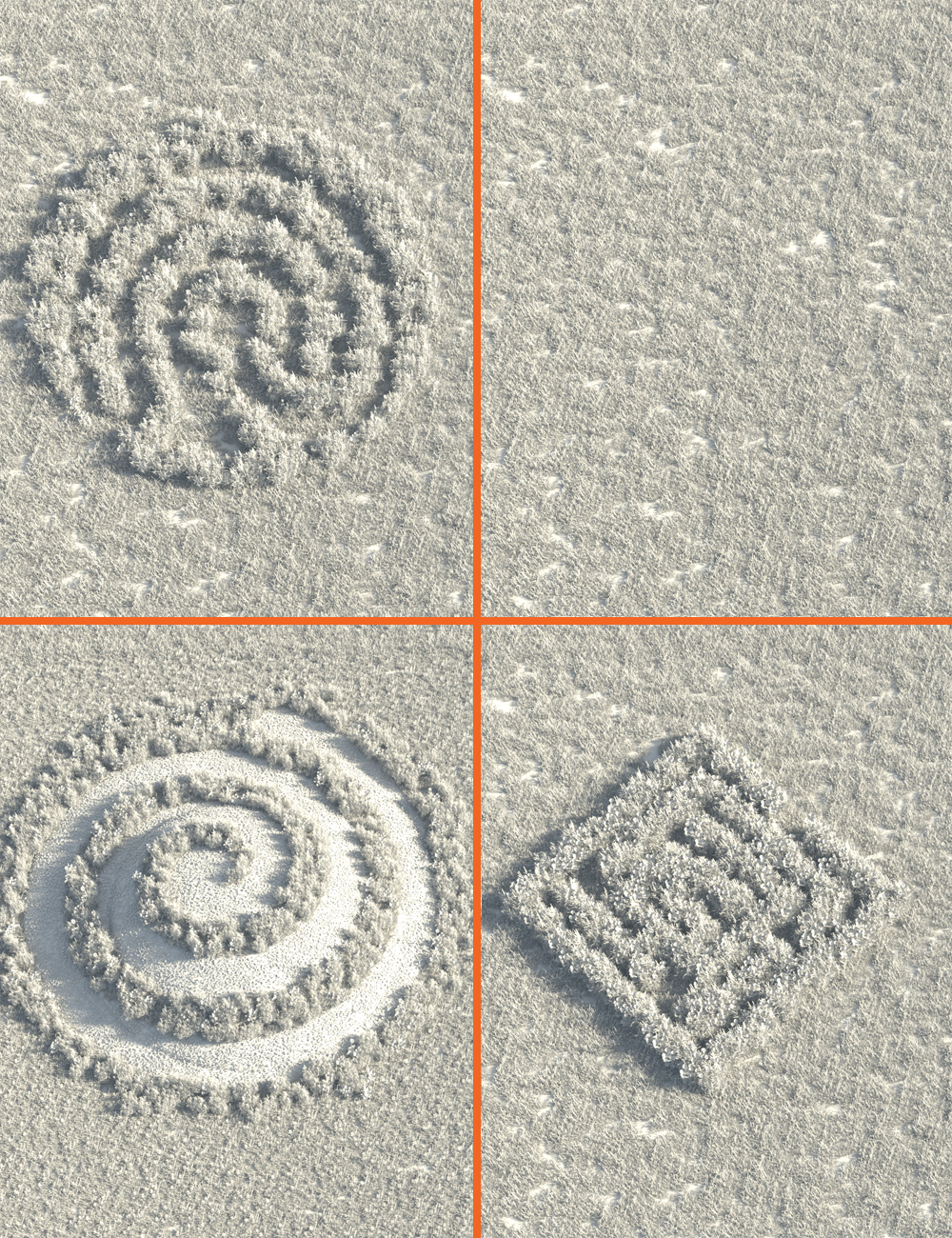 Grass Mazes for Daz Studio by: MartinJFrost, 3D Models by Daz 3D