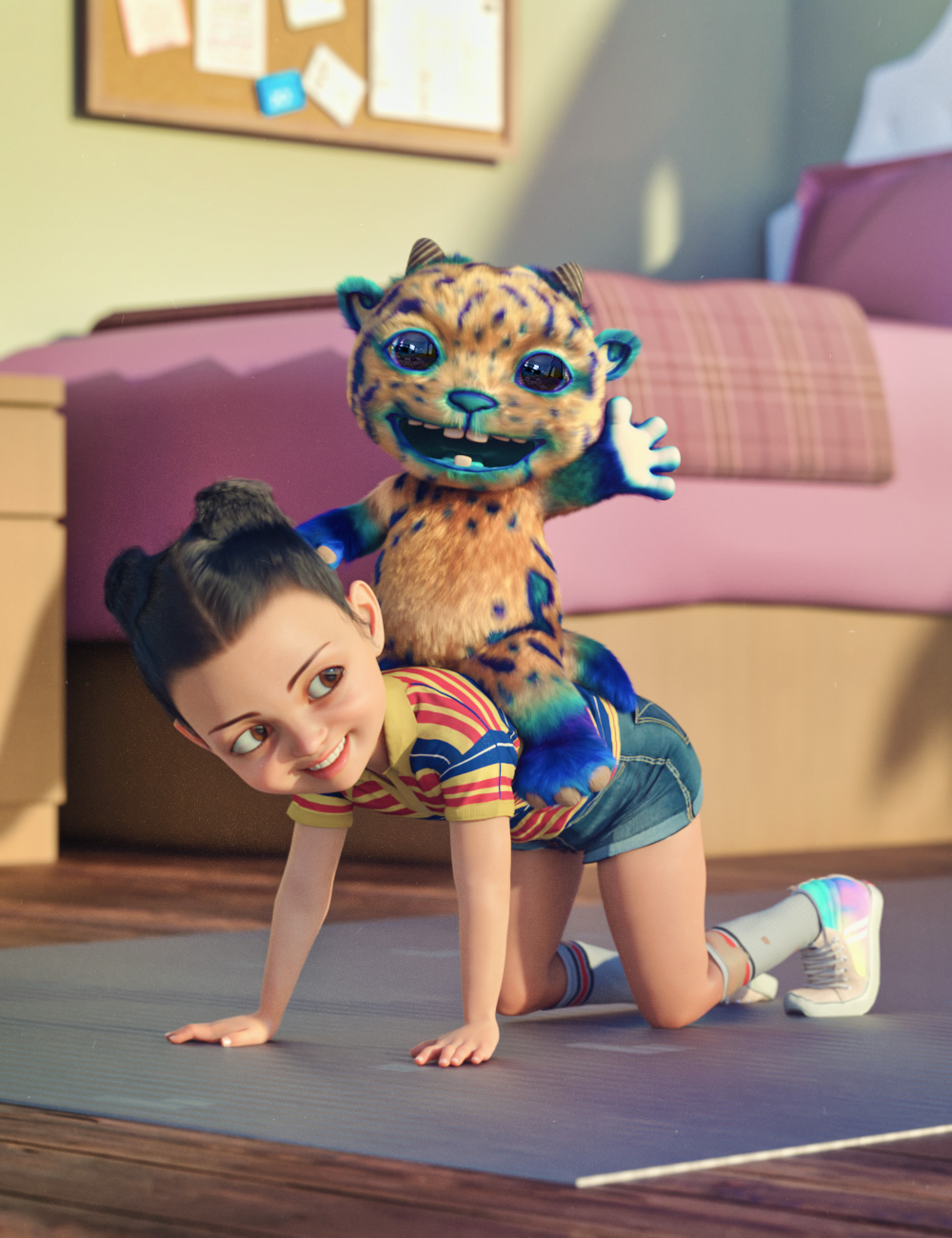 Mooki the Critter Mooki the Critter by: Hypertaf, 3D Models by Daz 3D