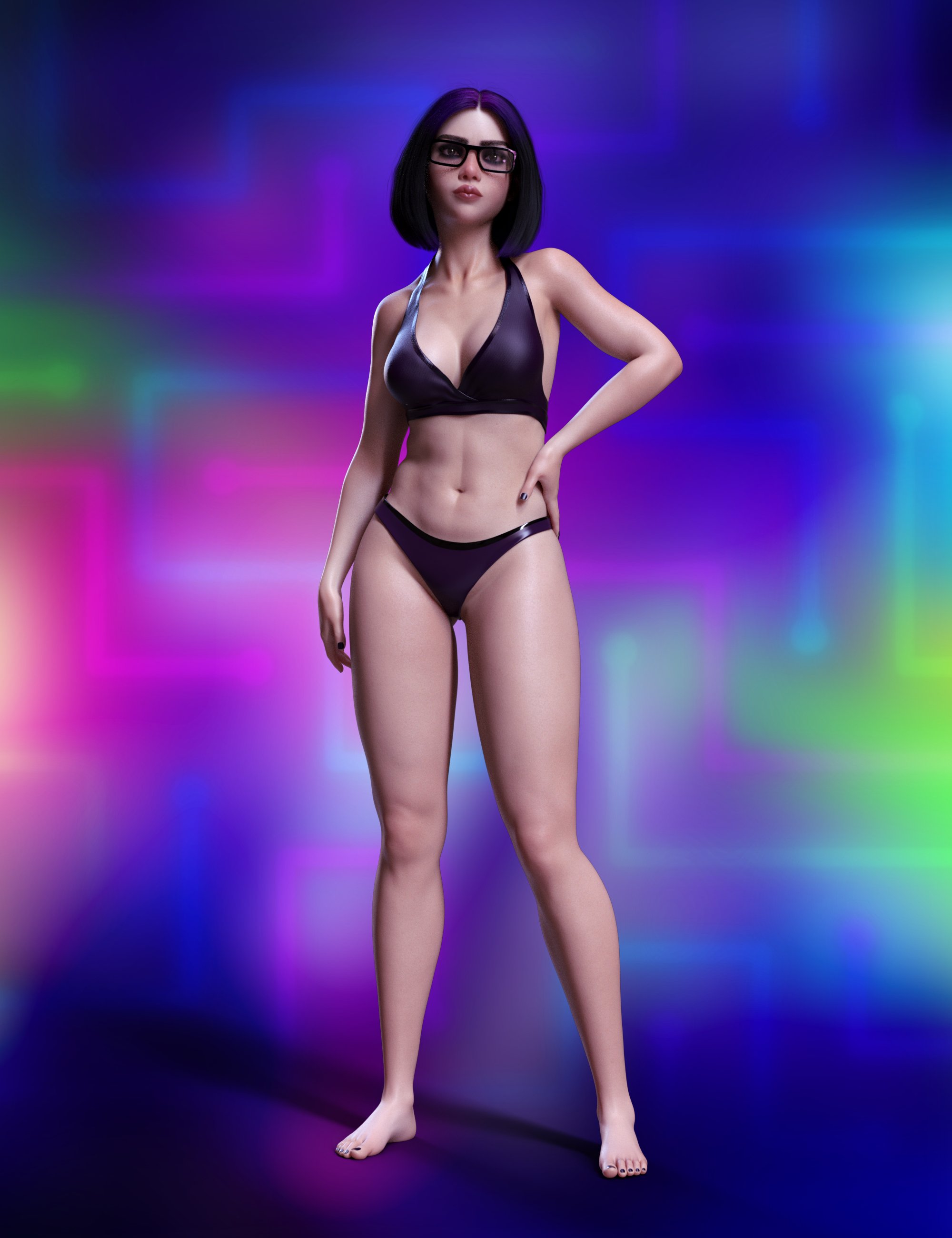 Gladys the Gamer for Genesis 8.1 Female by: Mechasar, 3D Models by Daz 3D
