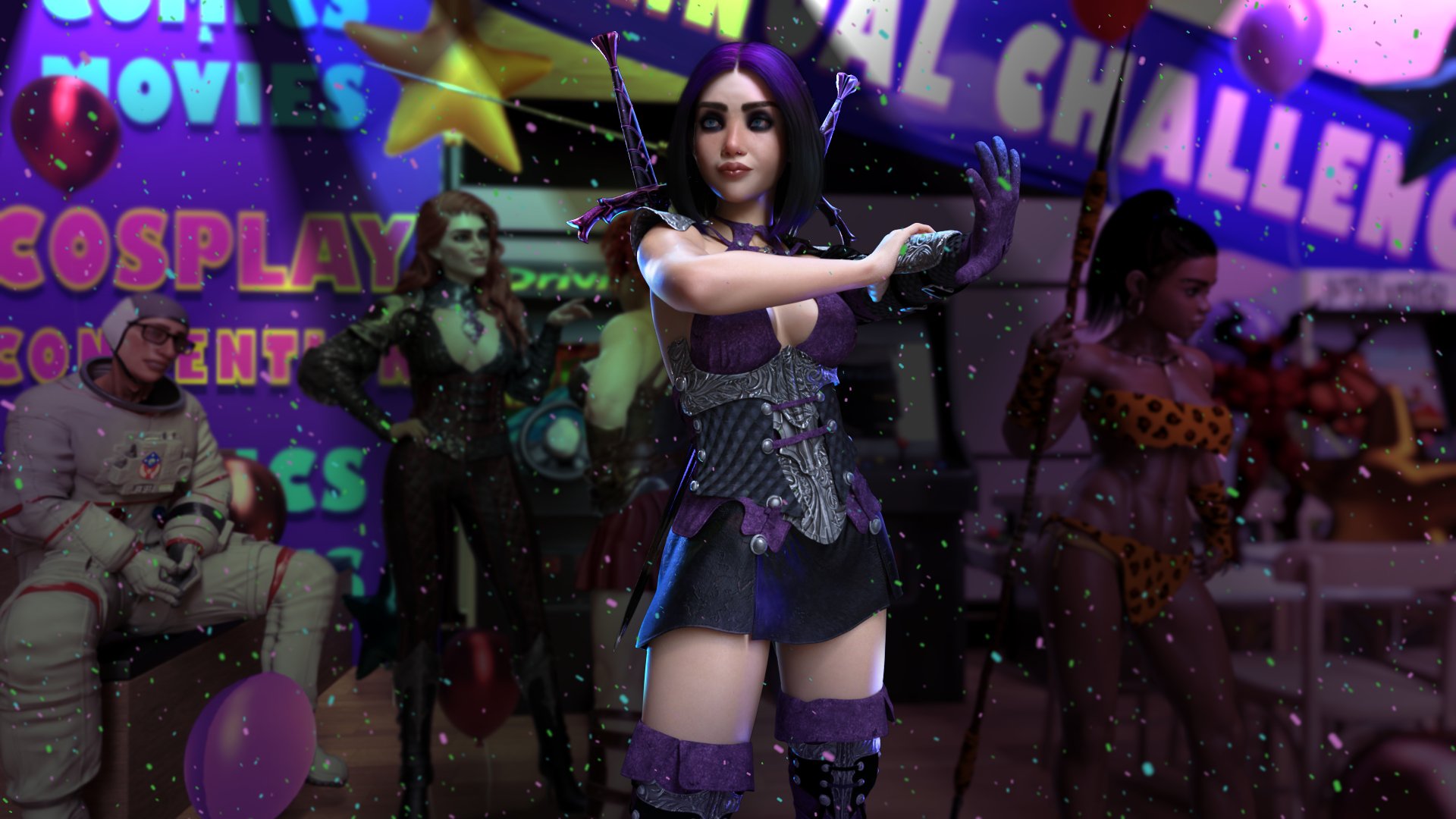 Gladys the Gamer for Genesis 8.1 Female Gladys the Gamer for Genesis 8.1 Female by: Mechasar, 3D Models by Daz 3D