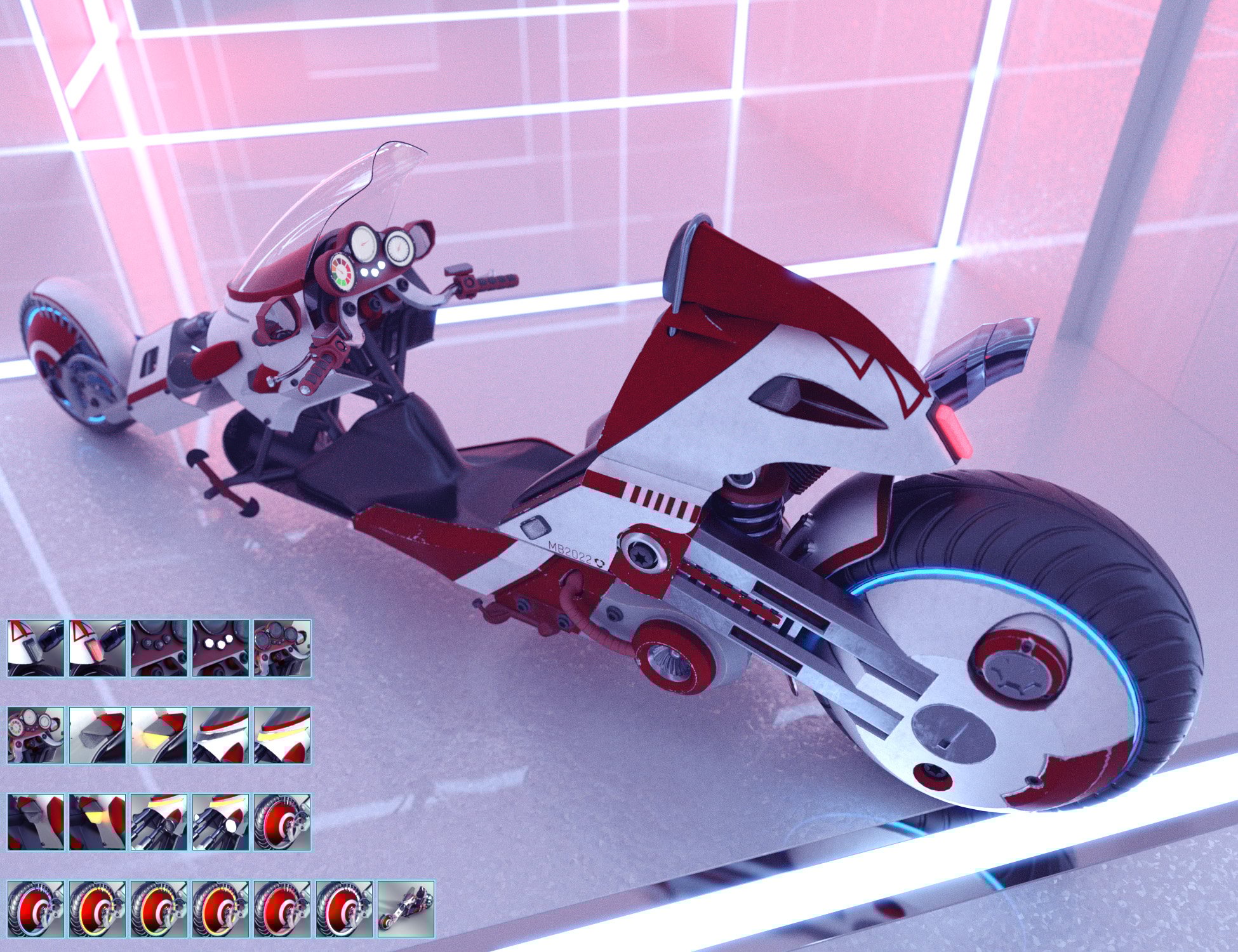 Manga Anime Bike Manga Anime Bike by: ForbiddenWhispersDavid Brinnen, 3D Models by Daz 3D