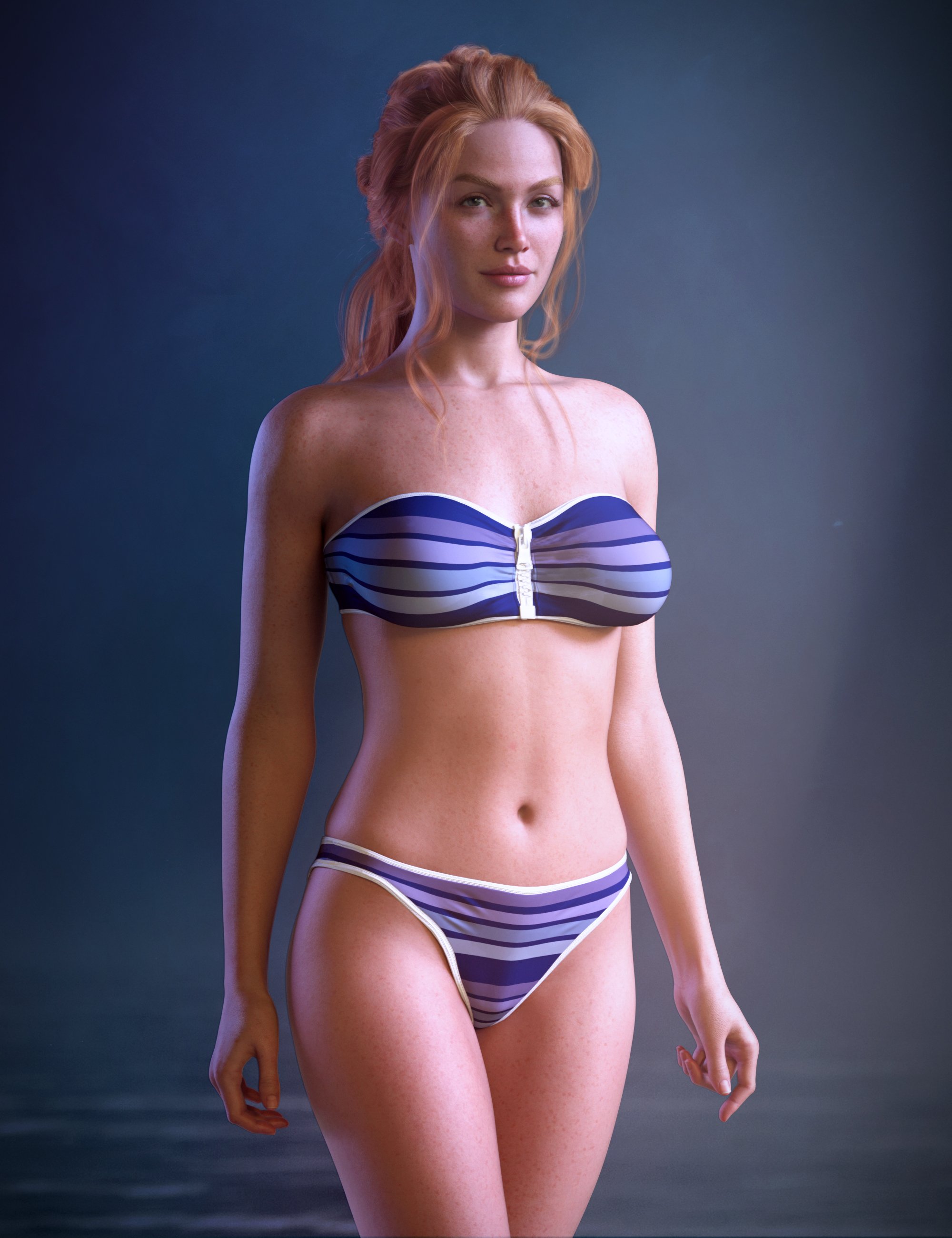 Bandeau Style Bikini for Genesis 9 by: xtrart-3d, 3D Models by Daz 3D
