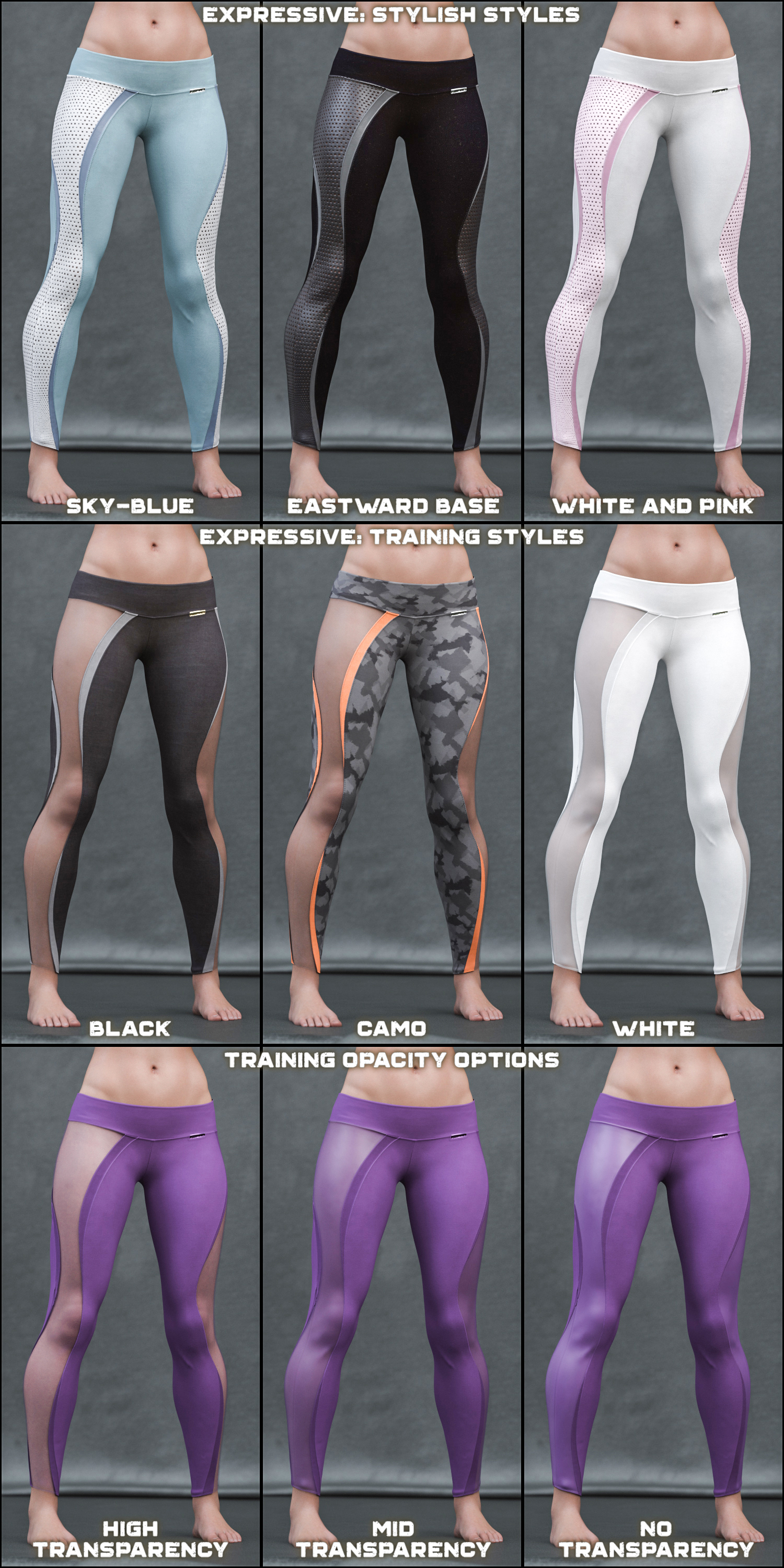 Sporty Styles for Verse Clothing Sets by: Aeon Soul, 3D Models by Daz 3D