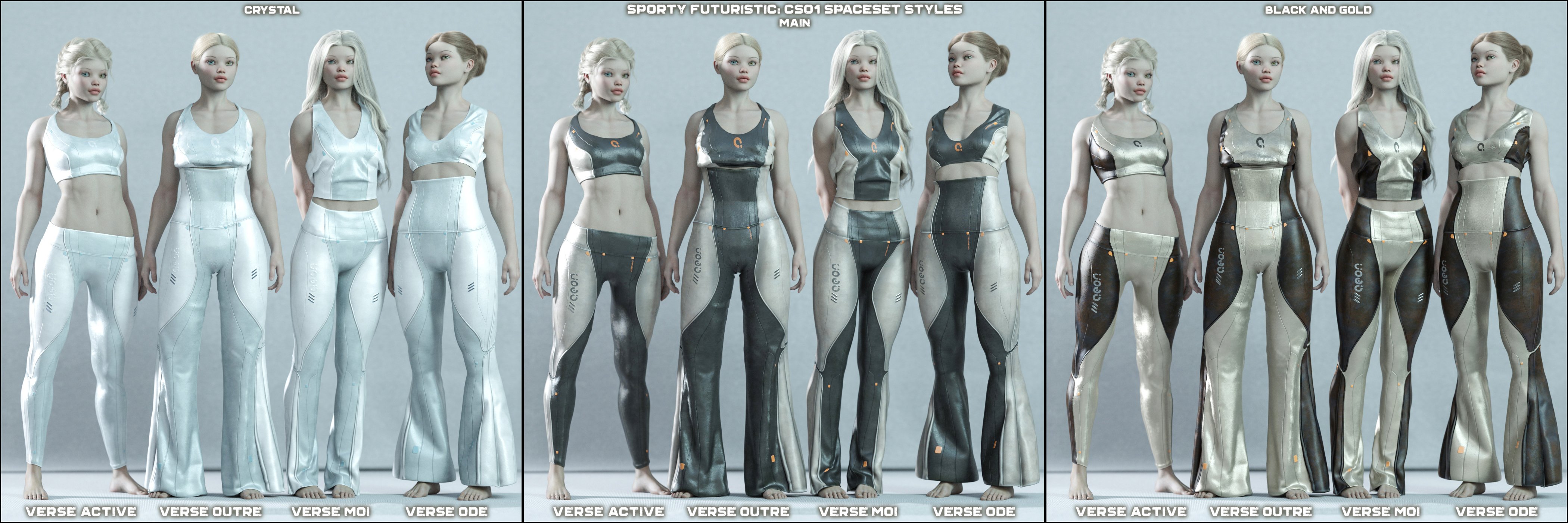 Sporty Styles for Verse Clothing Sets by: Aeon Soul, 3D Models by Daz 3D