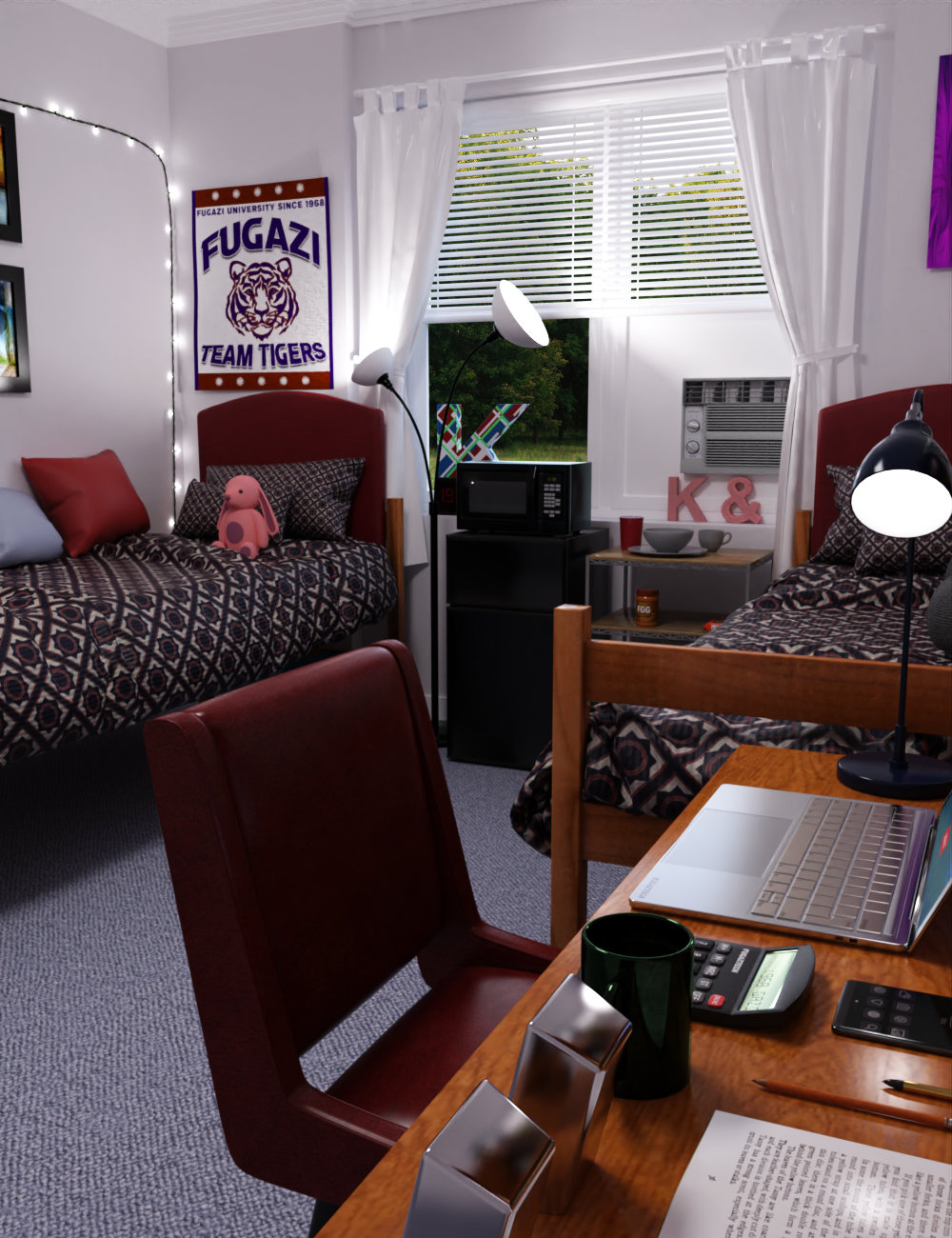FG College Dorm Floor by: IronmanFugazi1968, 3D Models by Daz 3D