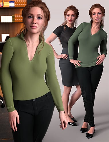 Z Everyday Standing Poses for Genesis 9 by: Zeddicuss, 3D Models by Daz 3D