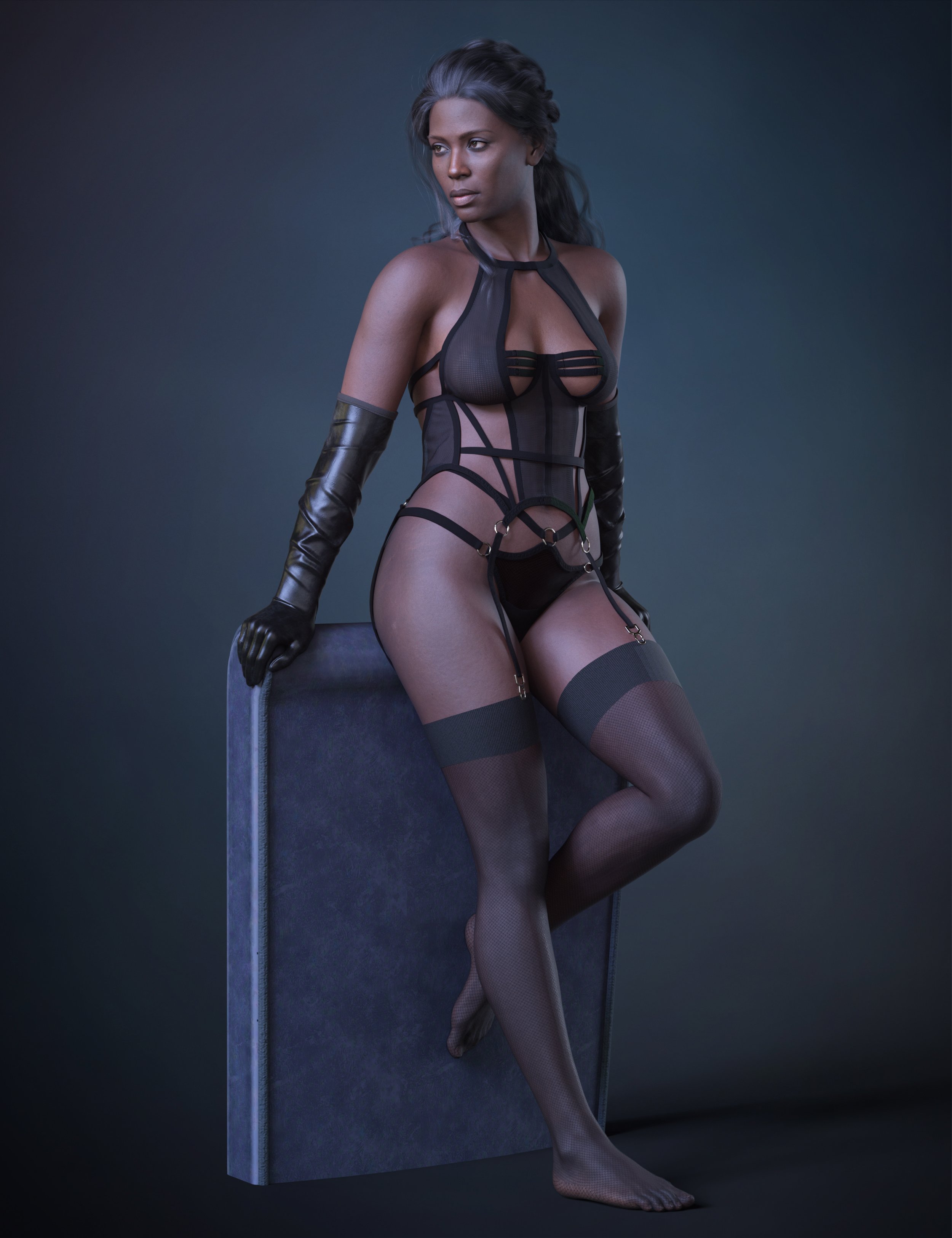 Refined Lingerie for Genesis 9 and 8 by: Ergou, 3D Models by Daz 3D