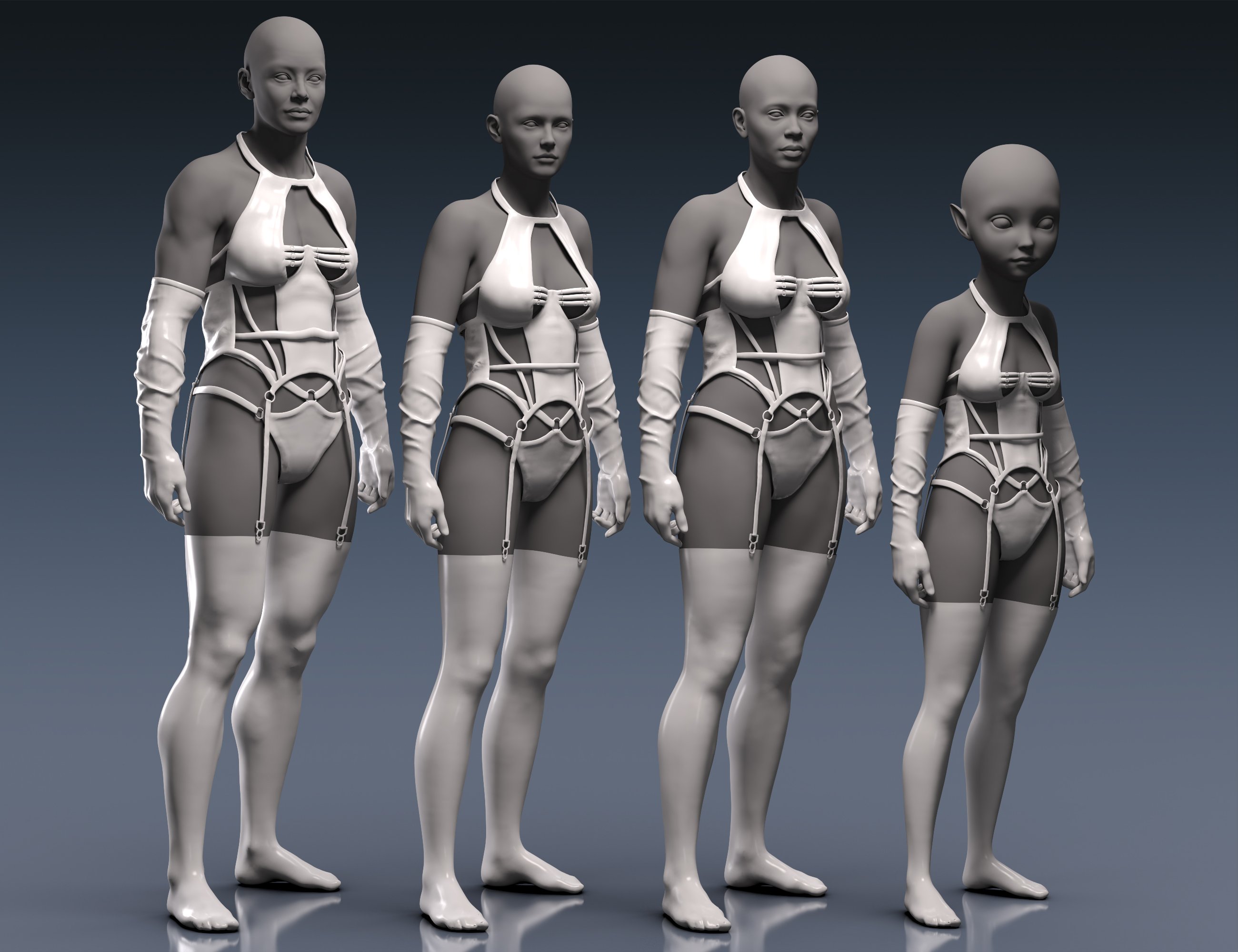 Refined Lingerie for Genesis 9 and 8 Refined Lingerie for Genesis 9 and 8 by: Ergou, 3D Models by Daz 3D