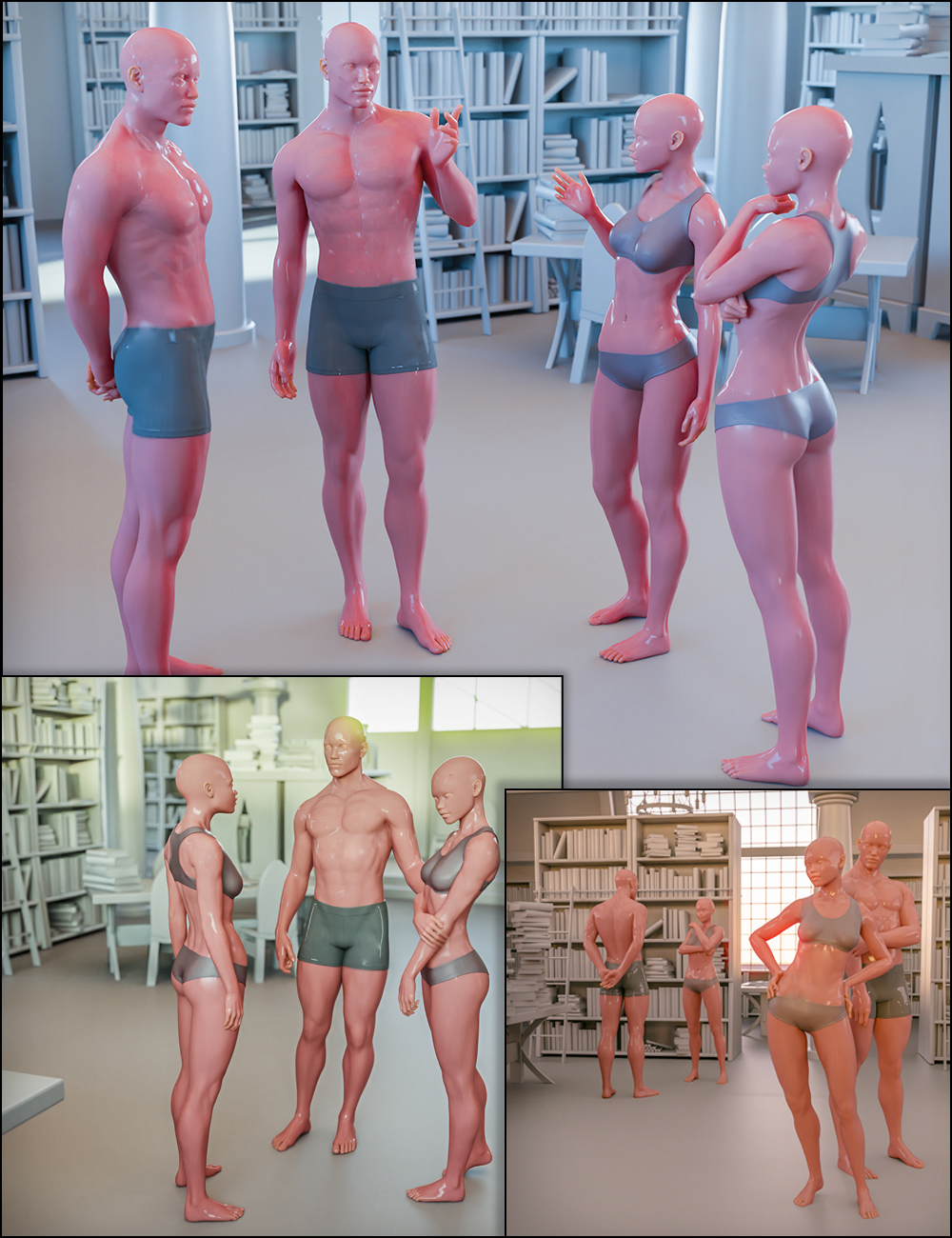 Standing Conversation Poses 2 for Genesis 8 and 8.1 by: Aeon Soul, 3D Models by Daz 3D