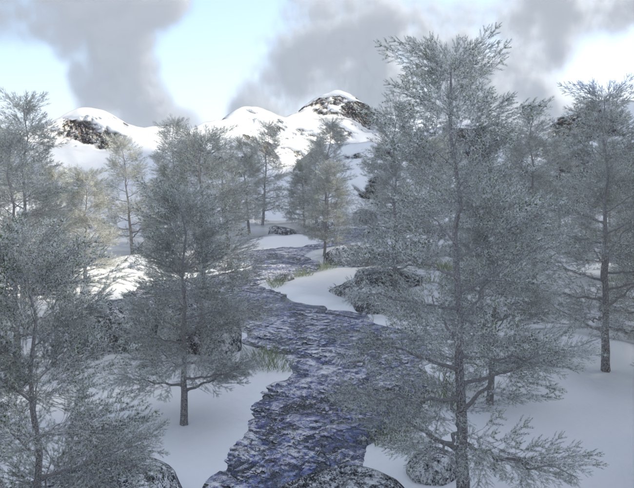 Snow Mountains | Daz 3D