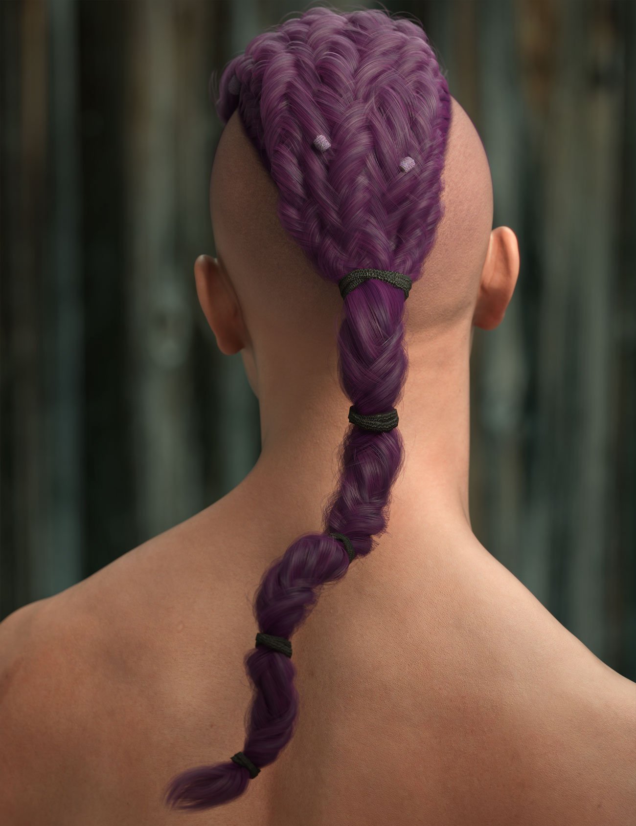 Barselaj Hair for Genesis 9 by: AprilYSH, 3D Models by Daz 3D