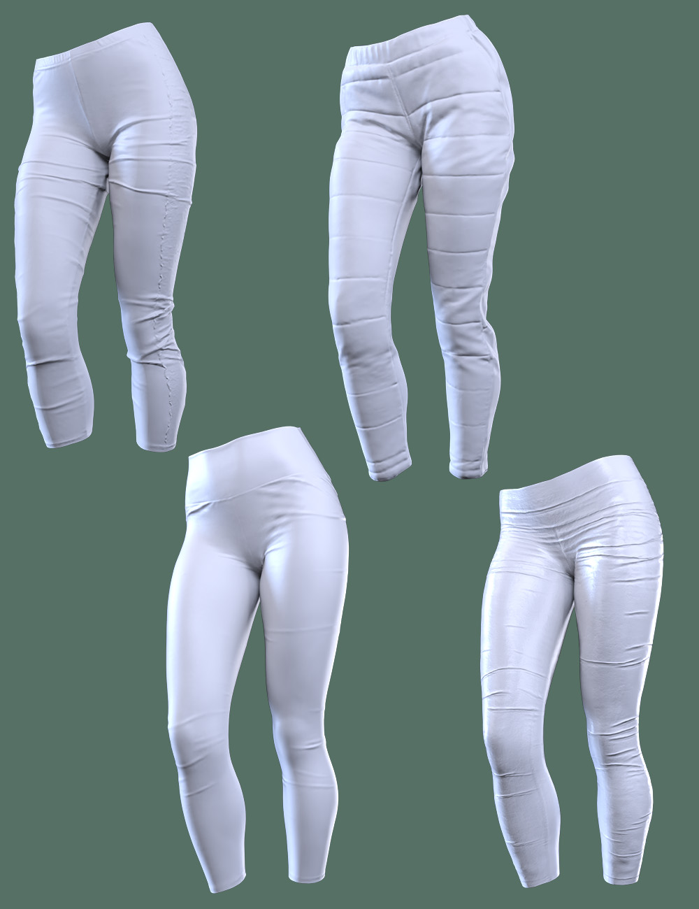Leg-Up Leggings for Genesis 8 Female by: Polygonal Miniatures, 3D Models by Daz 3D
