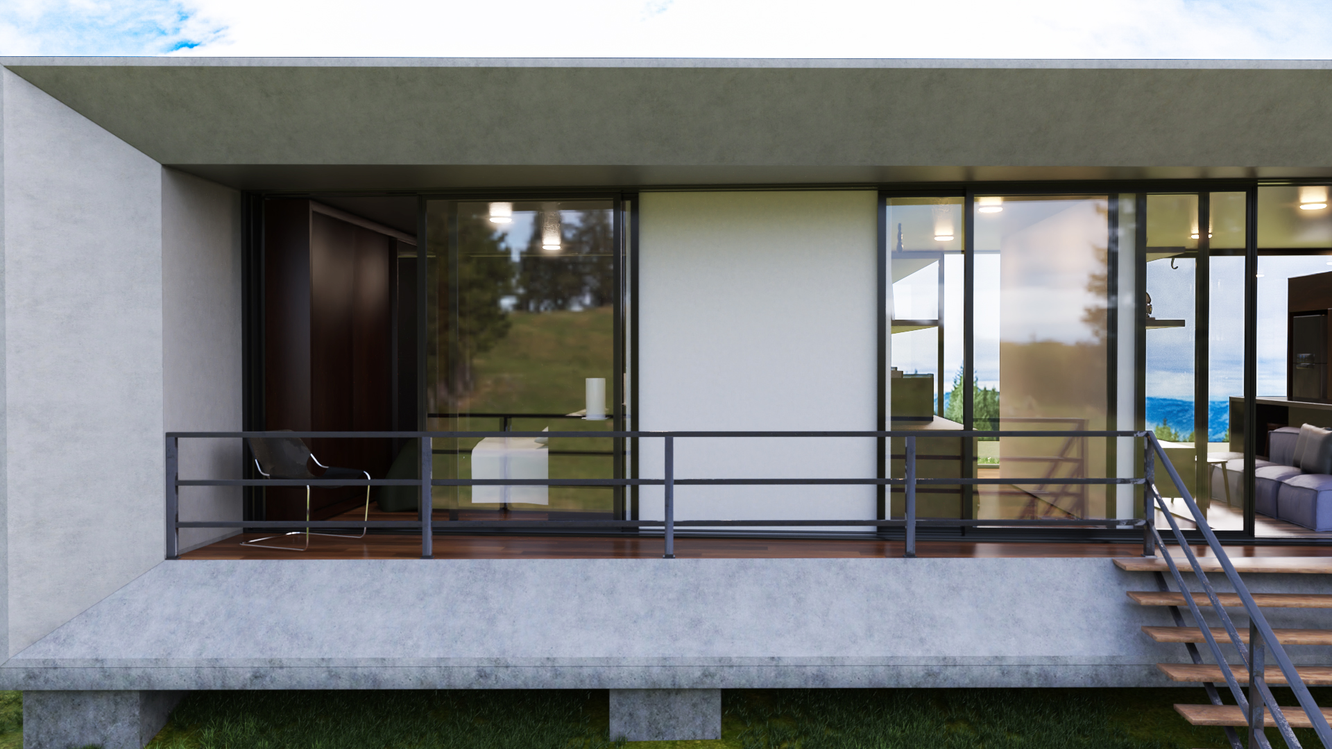 Trapezium House Trapezium House by: bituka3d, 3D Models by Daz 3D