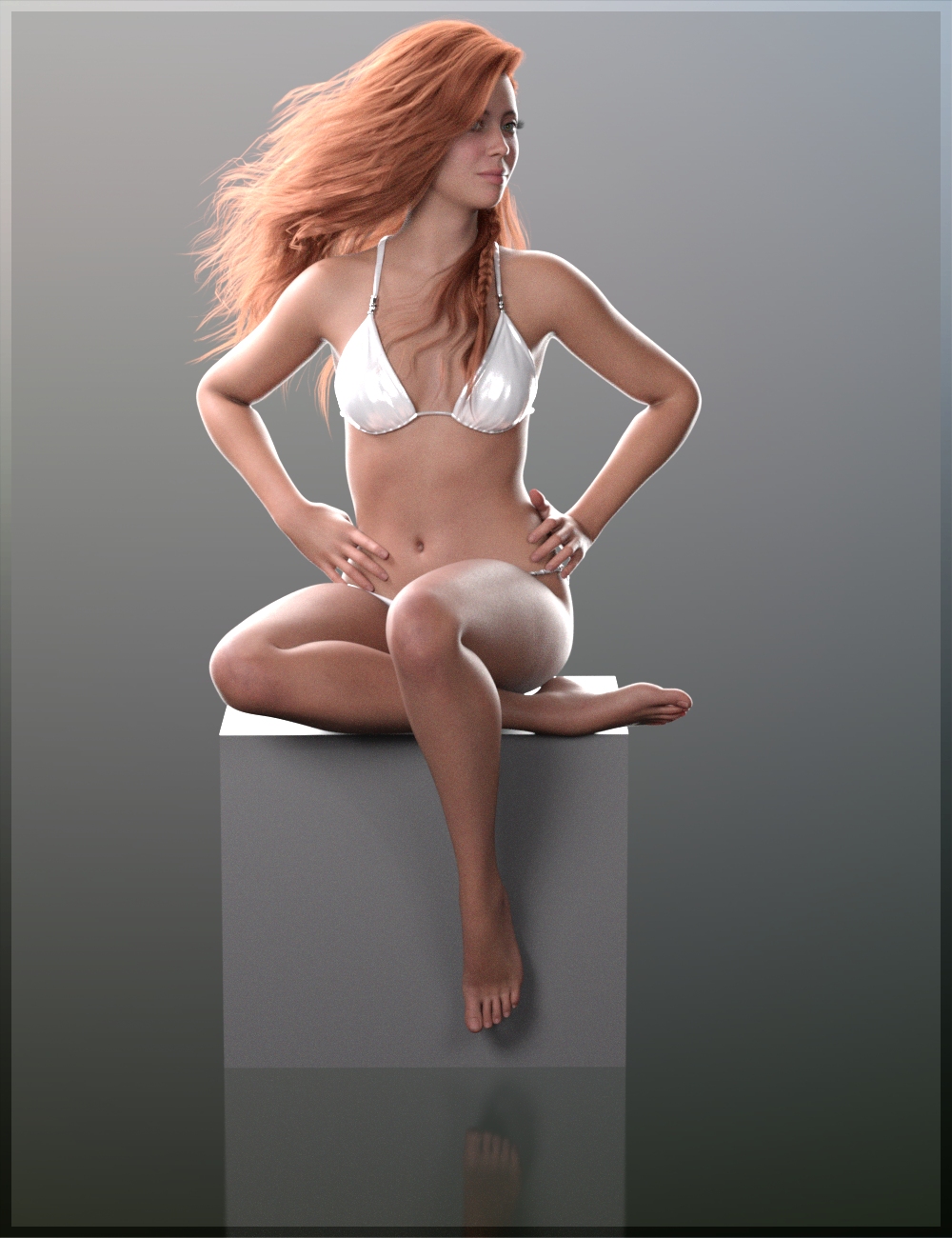Artistic Seated Poses for Genesis 9 by: Handspan Studios, 3D Models by Daz 3D