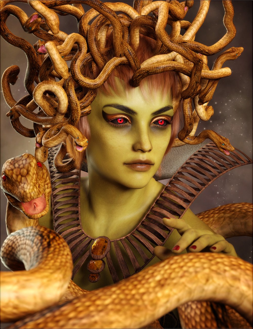 VYK Medusa for Genesis 9 | Daz 3D