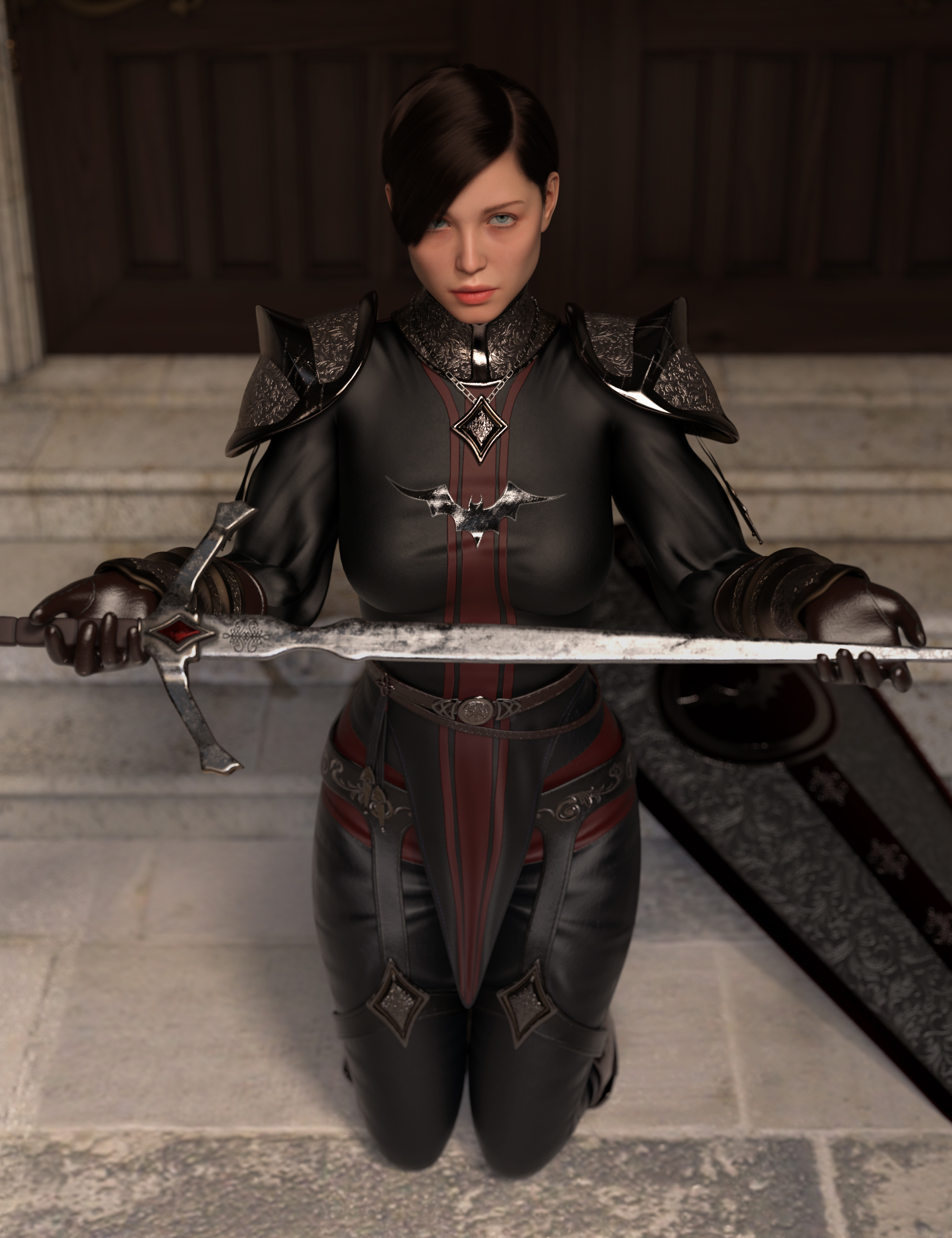 Imperial Cadet Poses Set for Genesis 8 and 8.1 Females by: Val3dartbiuzpharb, 3D Models by Daz 3D