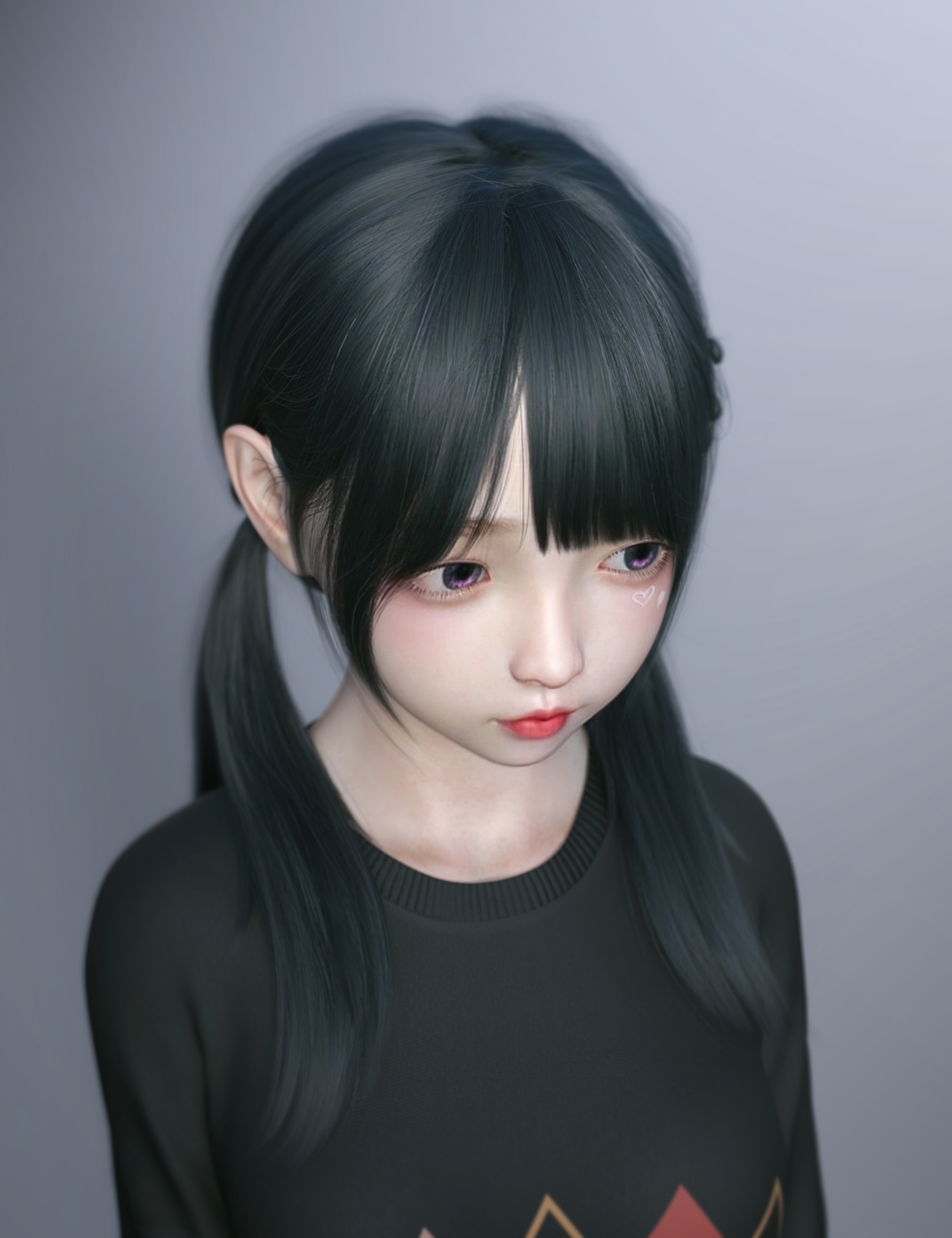 SU Cute Double Ponytail for Genesis 8 and 8.1 Females SU Cute Double Ponytail for Genesis 8 and 8.1 Females by: Sue Yee, 3D Models by Daz 3D