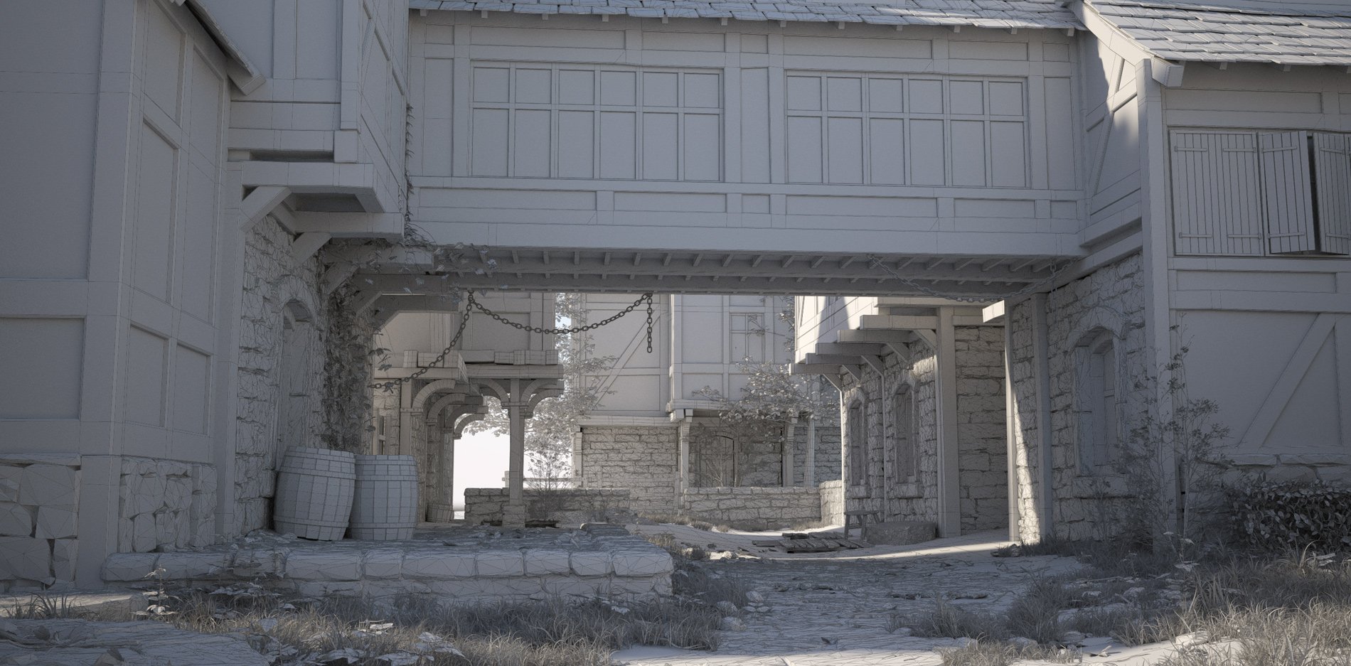 The Streets of the Medieval The Streets of the Medieval by: Stonemason, 3D Models by Daz 3D
