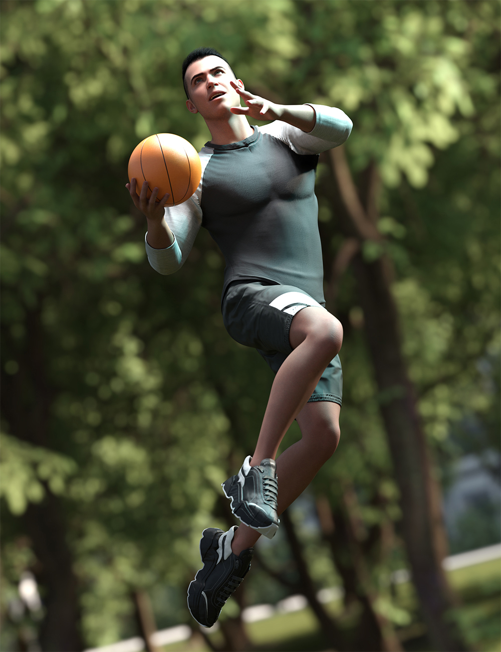 Sports Poses for Genesis 9 by: Ensary, 3D Models by Daz 3D