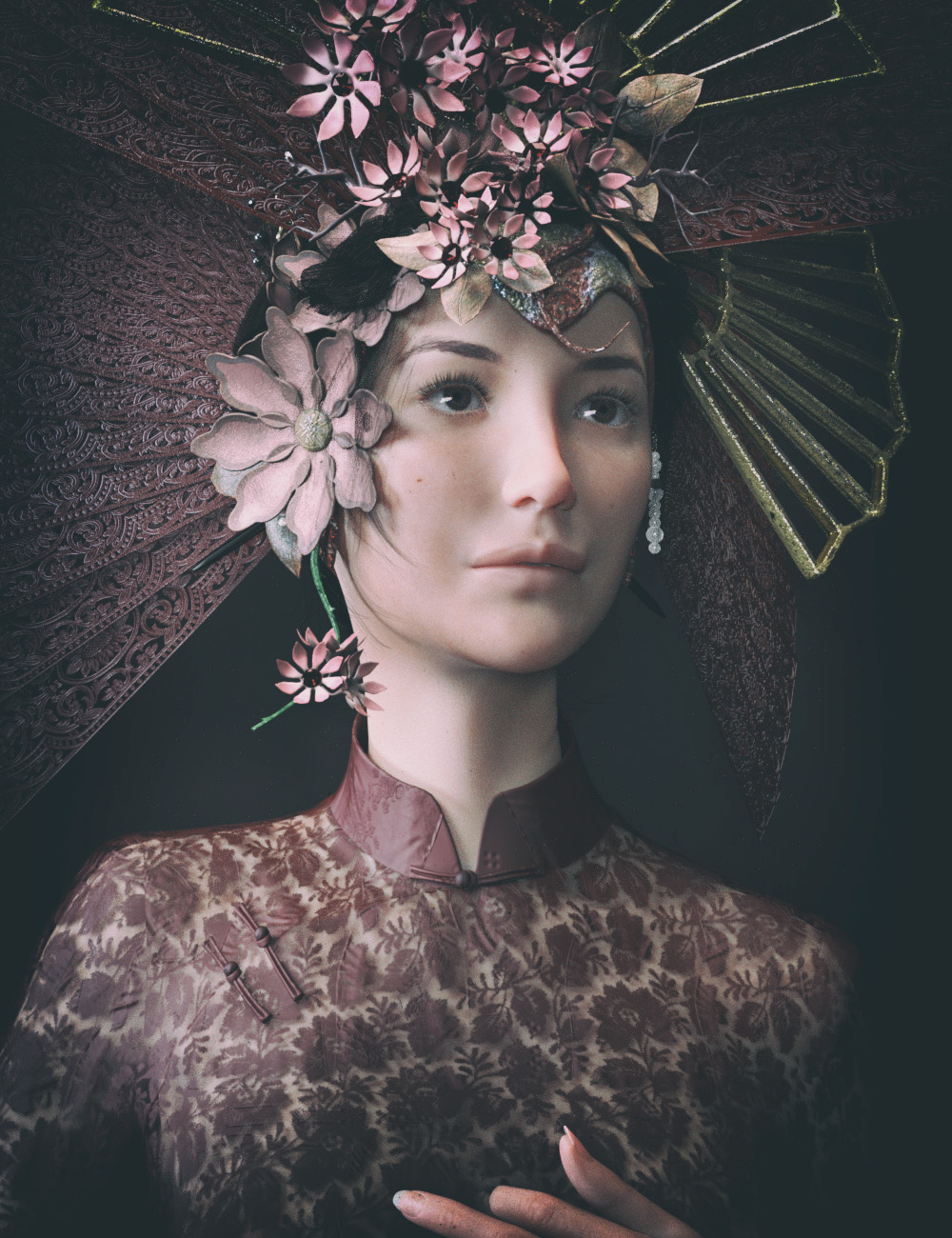 Sayuri Noble Beauty for Genesis 8.1 Female by: ThePhilosopher, 3D Models by Daz 3D