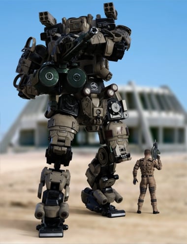 IronMech Bravo | Daz 3D