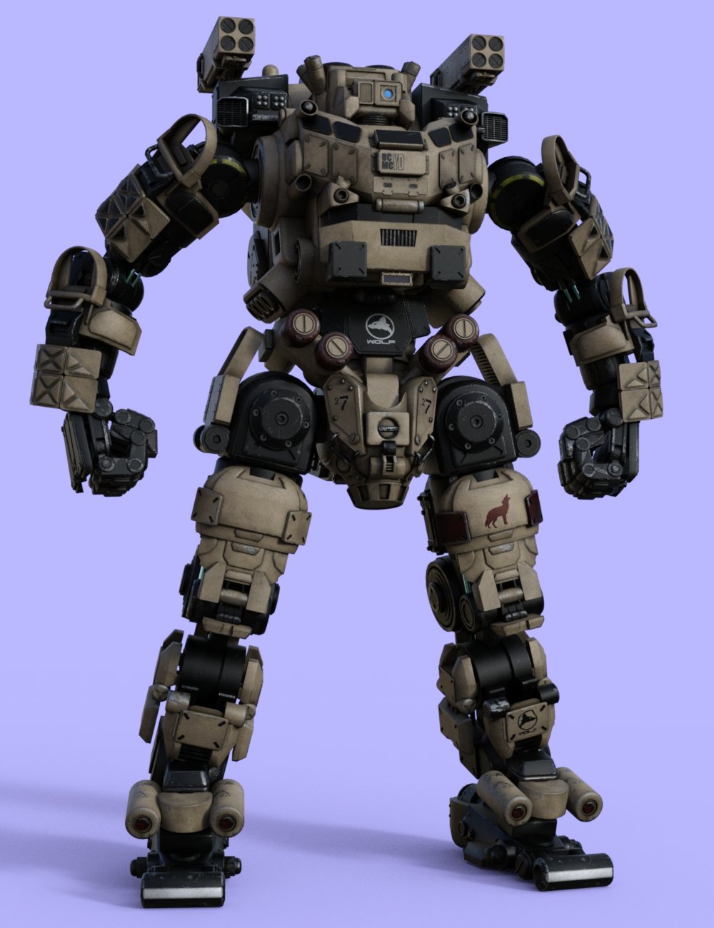 IronMech Bravo | Daz 3D