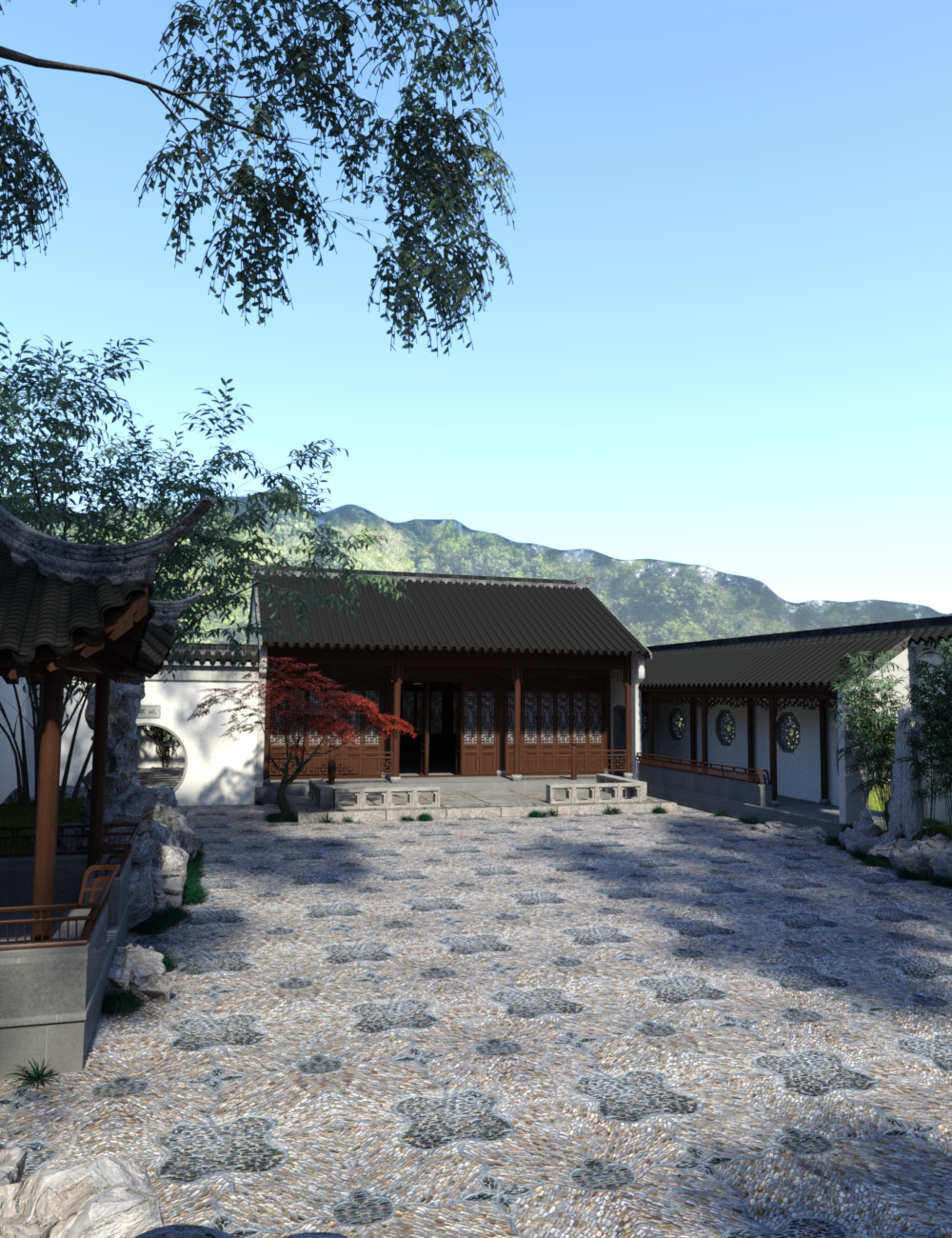 MK Chinese Garden Daz 3D