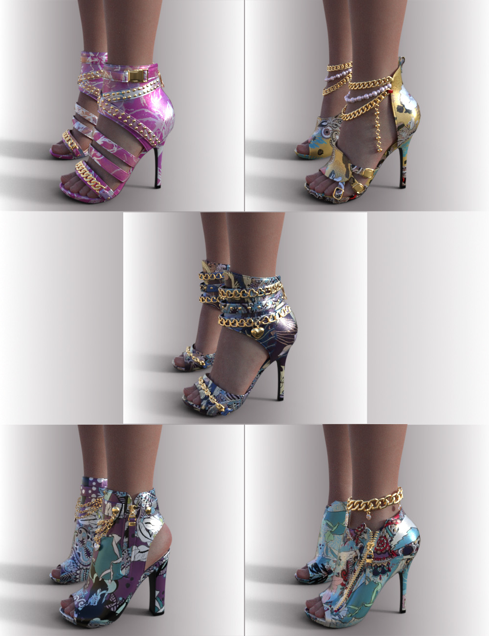 Shoes for Favorite Outfits for Genesis 8 and 8.1 Females by: OnnelArryn, 3D Models by Daz 3D