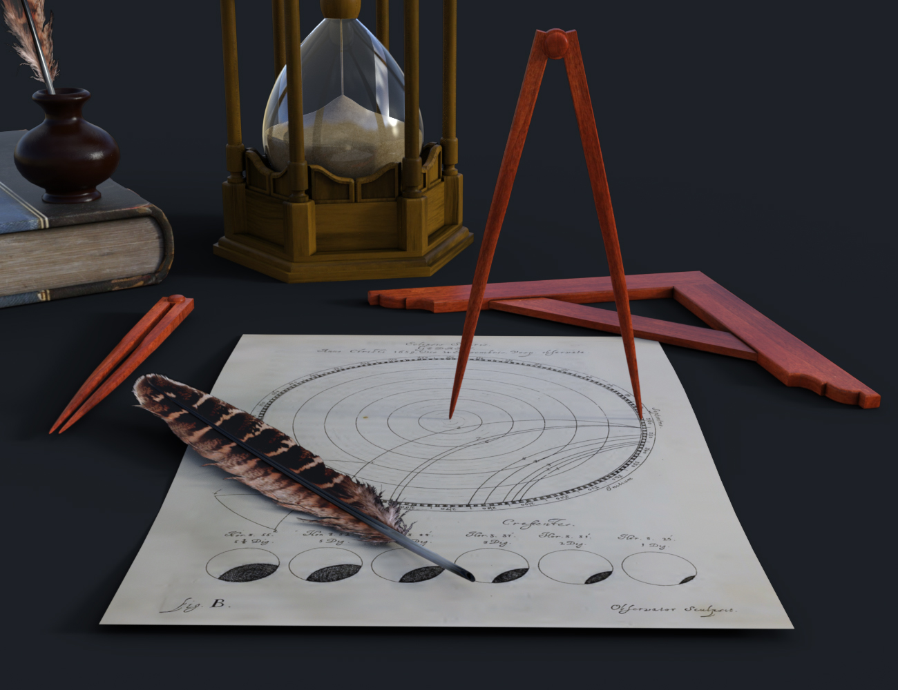 Renaissance Astronomy by: hypnagogia, 3D Models by Daz 3D