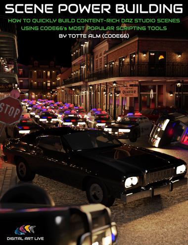 Scene Power Building: How to Quickly Build Content-Rich Daz Studio Scenes Scene Power Building: How to Quickly Build Content-Rich Daz Studio Scenes by: Digital Art LiveCode 66, 3D Models by Daz 3D