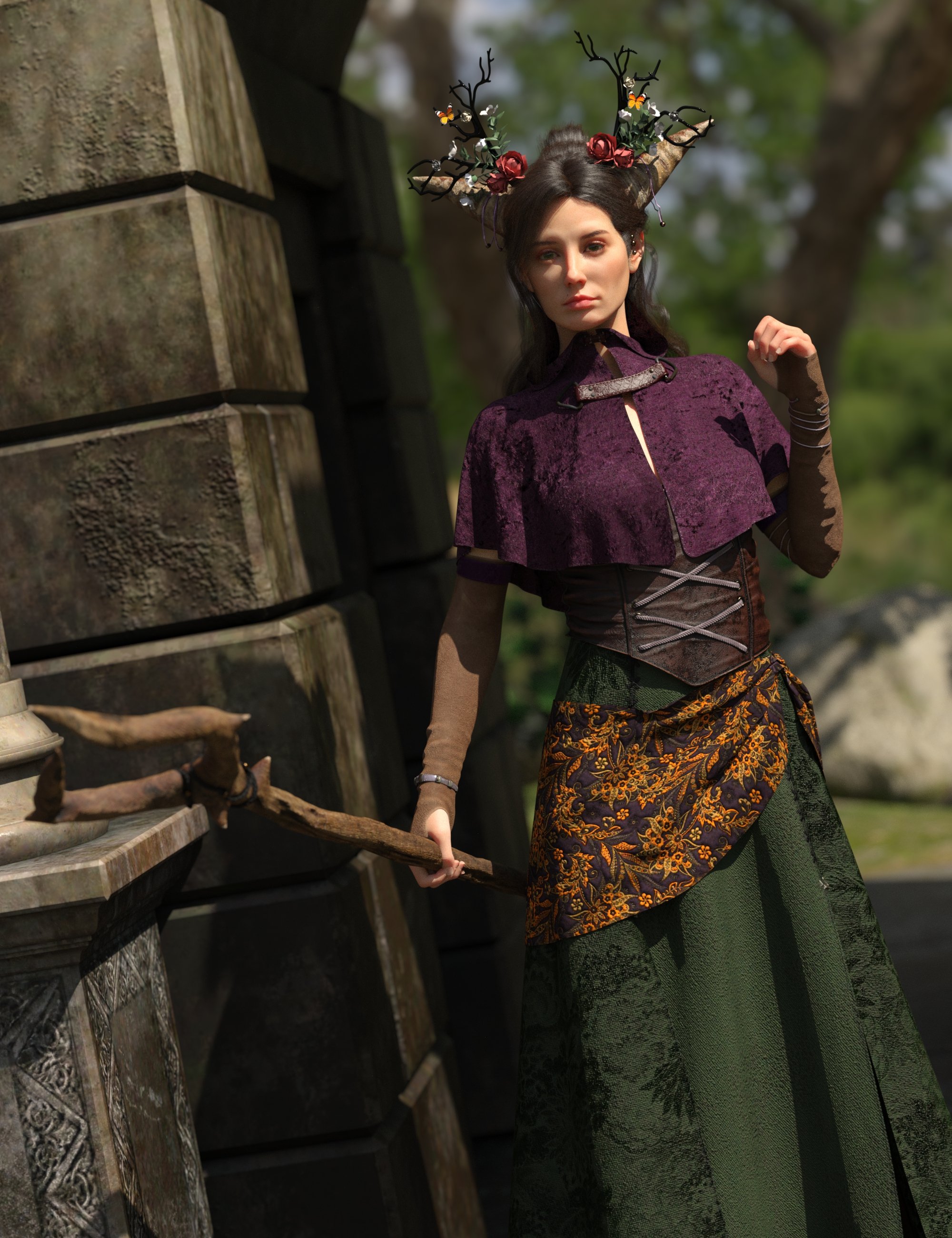 Witcheria Textures for Zaerinn by: Sade, 3D Models by Daz 3D