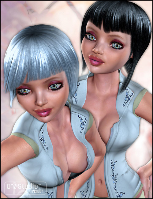 Foxy Hair Foxy Hair by: , 3D Models by Daz 3D