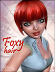 Foxy Hair by: , 3D Models by Daz 3D