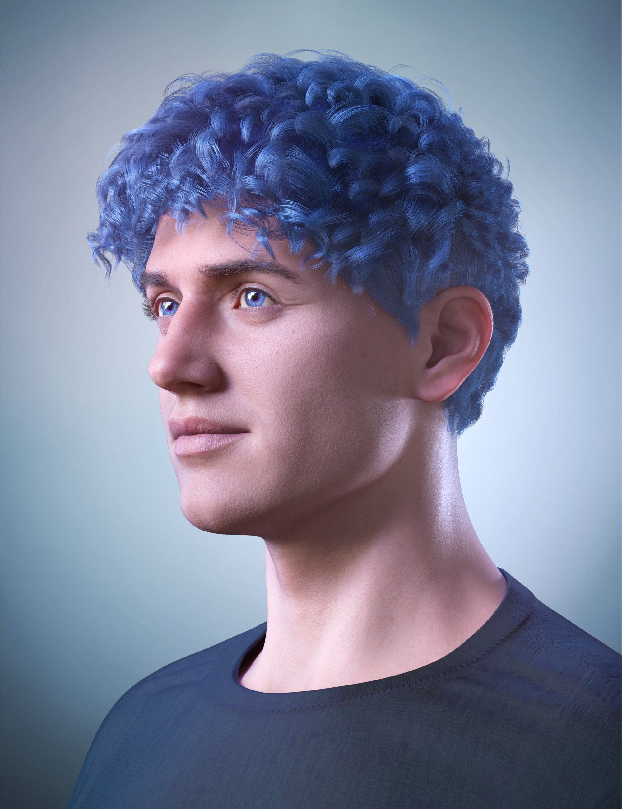 James Hair for Genesis 9 by: Propschick, 3D Models by Daz 3D