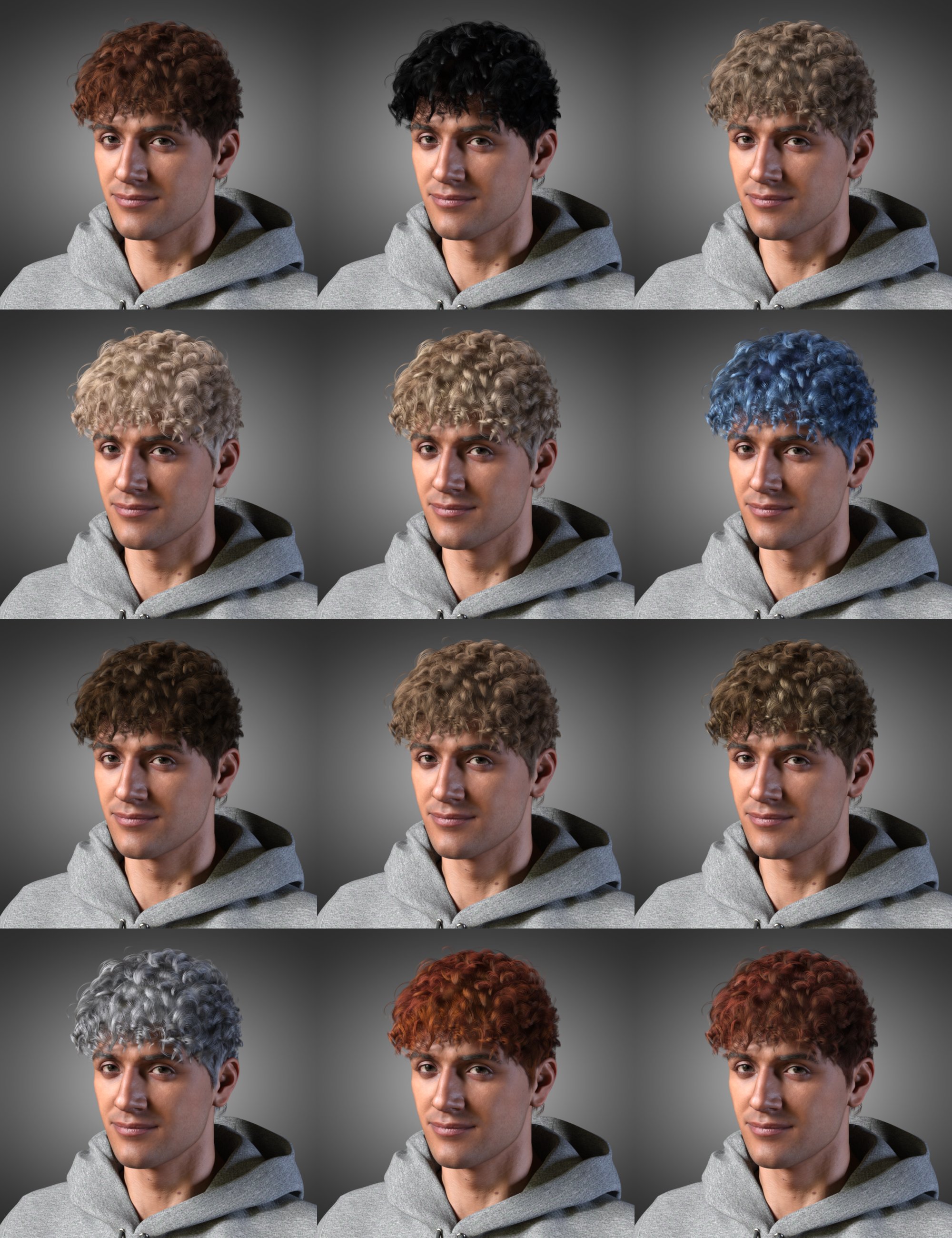 James Hair for Genesis 9 by: Propschick, 3D Models by Daz 3D