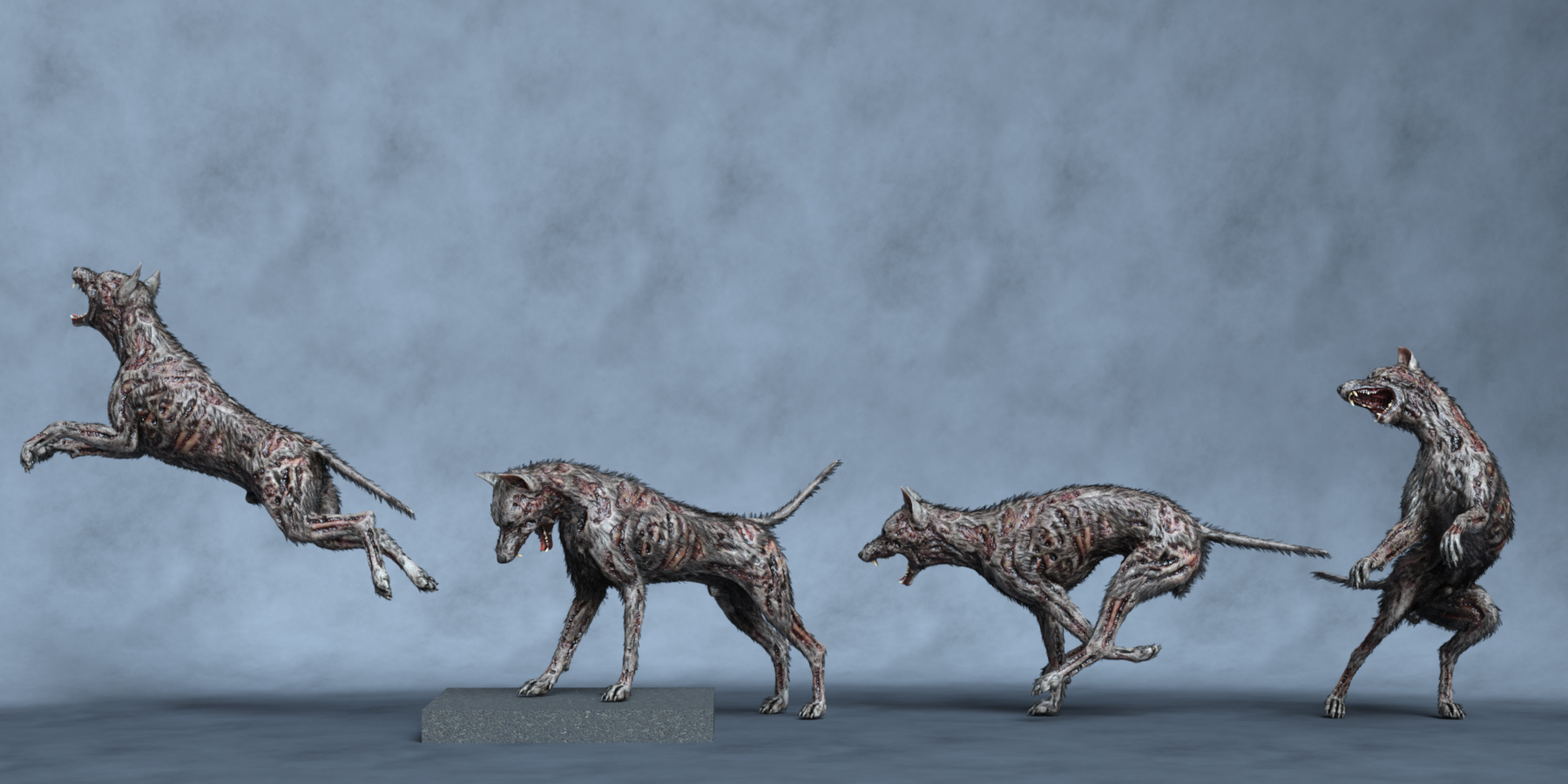 Z Dog Poses for Daz Dog 8 | Daz 3D