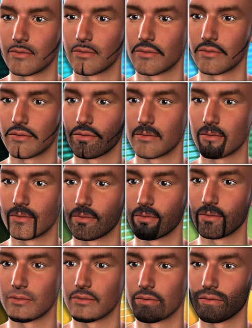 Jepes Project M4 Body and Facial Hair Daz 3D