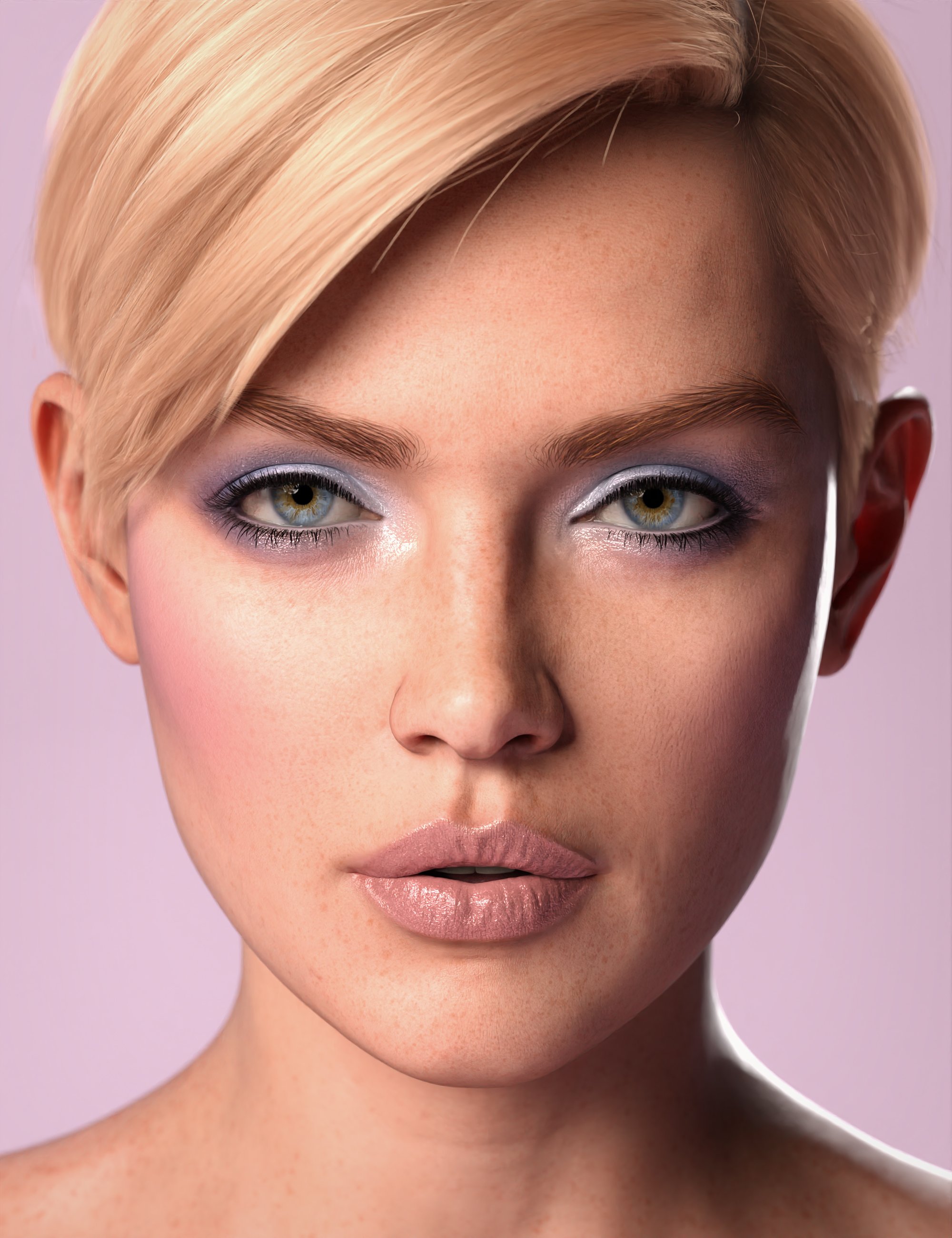 Victoria 9 HD Makeup by: , 3D Models by Daz 3D