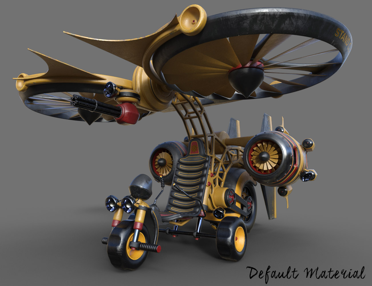 Rocket Chopper Daz 3D