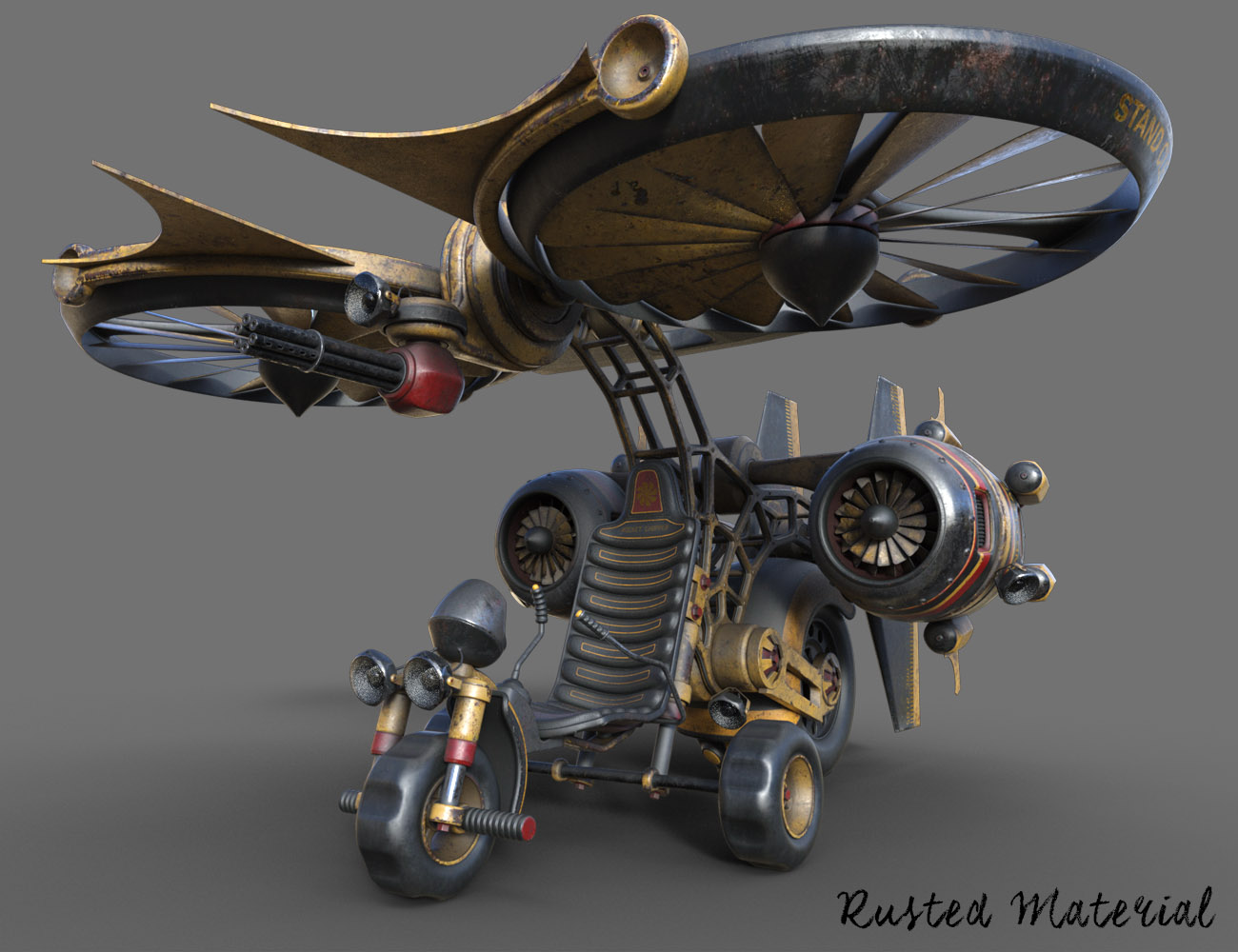 Rocket Chopper | Daz 3D