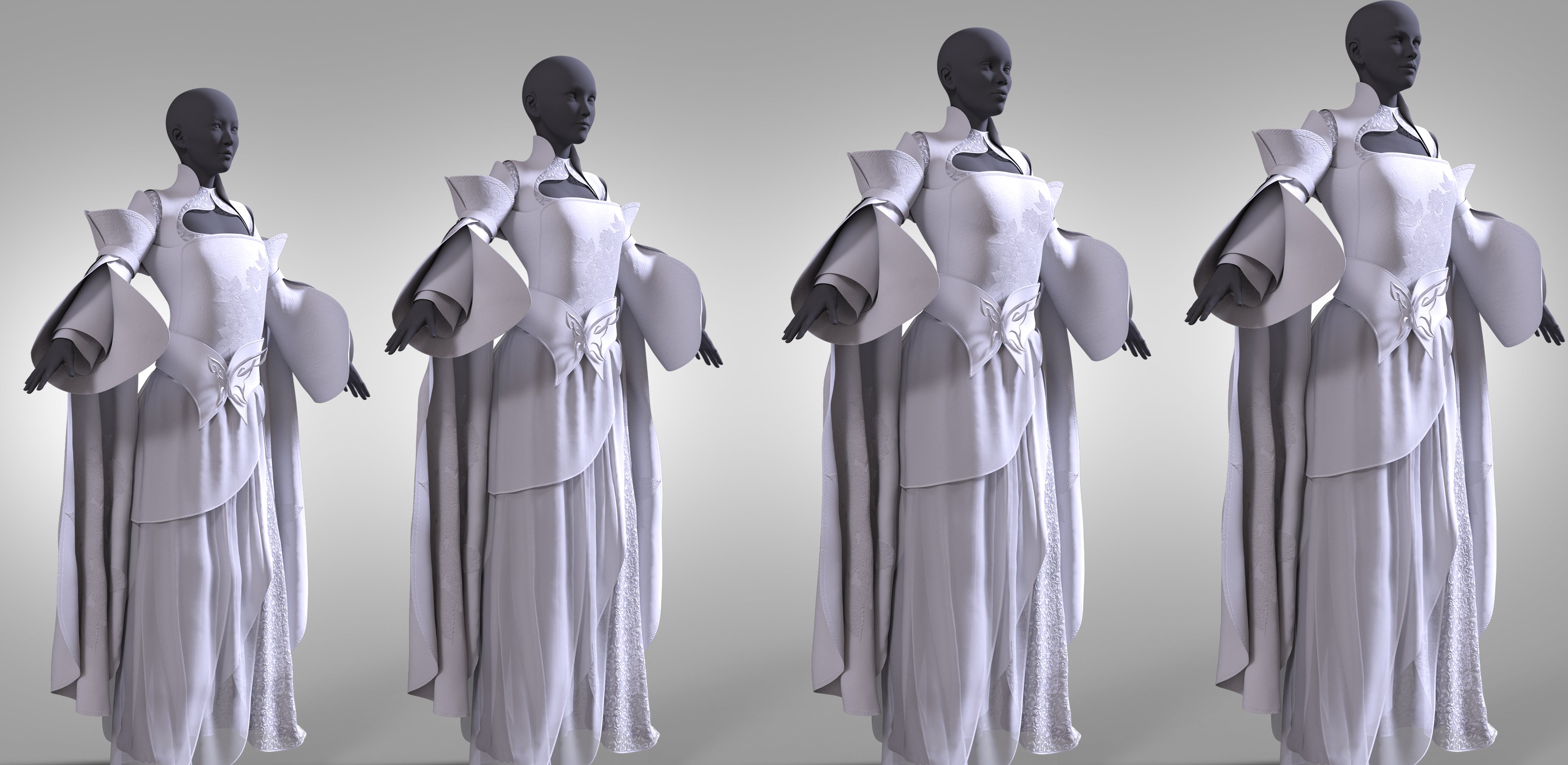 dForce Chinese Hanfu Outfit for Genesis 8 and 8.1 Females dForce Chinese Hanfu Outfit for Genesis 8 and 8.1 Females by: Aesthetic House, 3D Models by Daz 3D