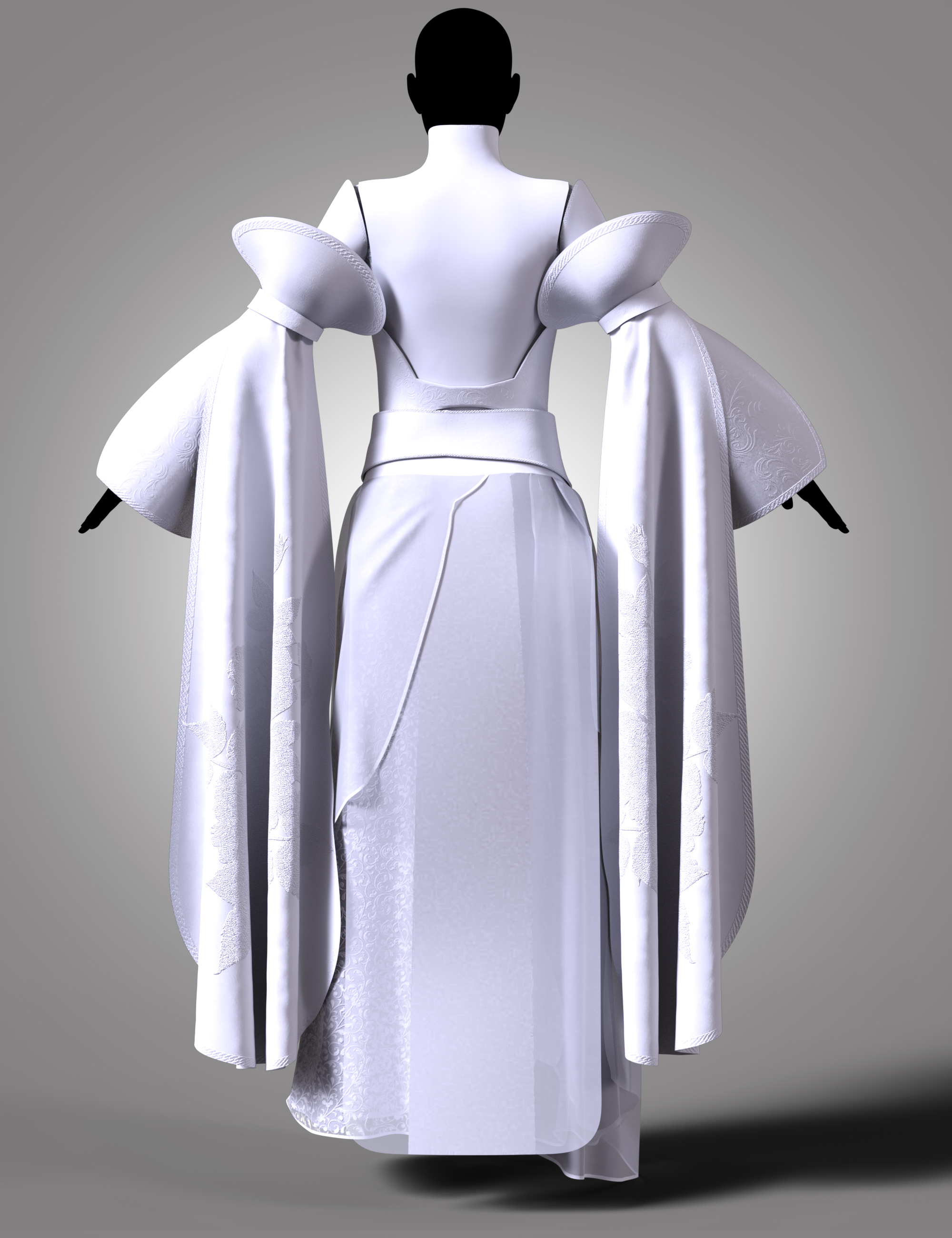 dForce Chinese Hanfu Outfit Textures | Daz 3D