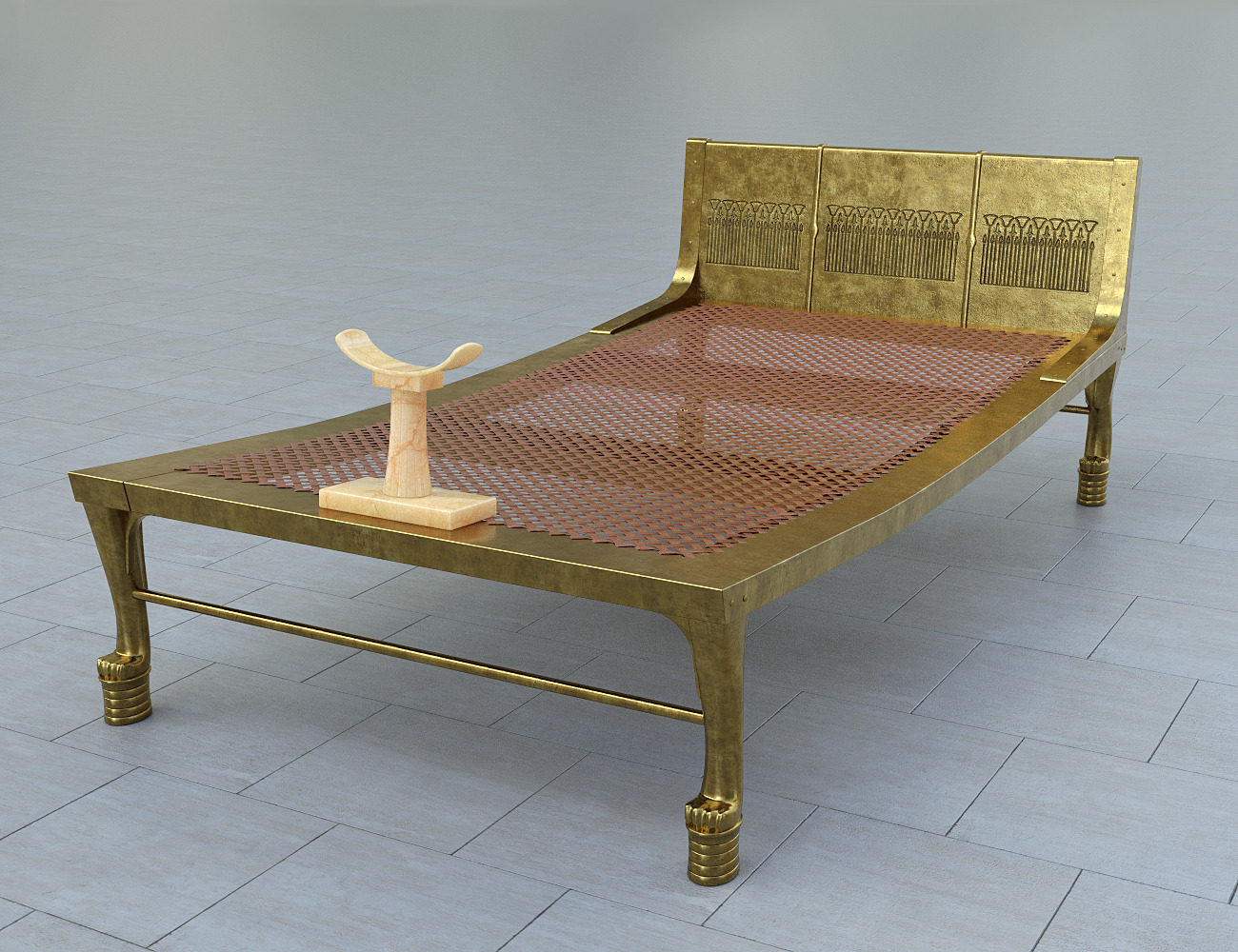 Ancient Egyptian Furniture by: Aurelio, 3D Models by Daz 3D