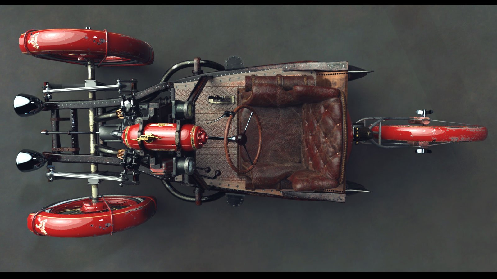 RetroFutur Car RetroFutur Car by: Ansiko, 3D Models by Daz 3D