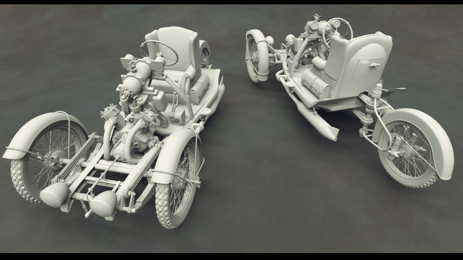 RetroFutur Car by: Ansiko, 3D Models by Daz 3D