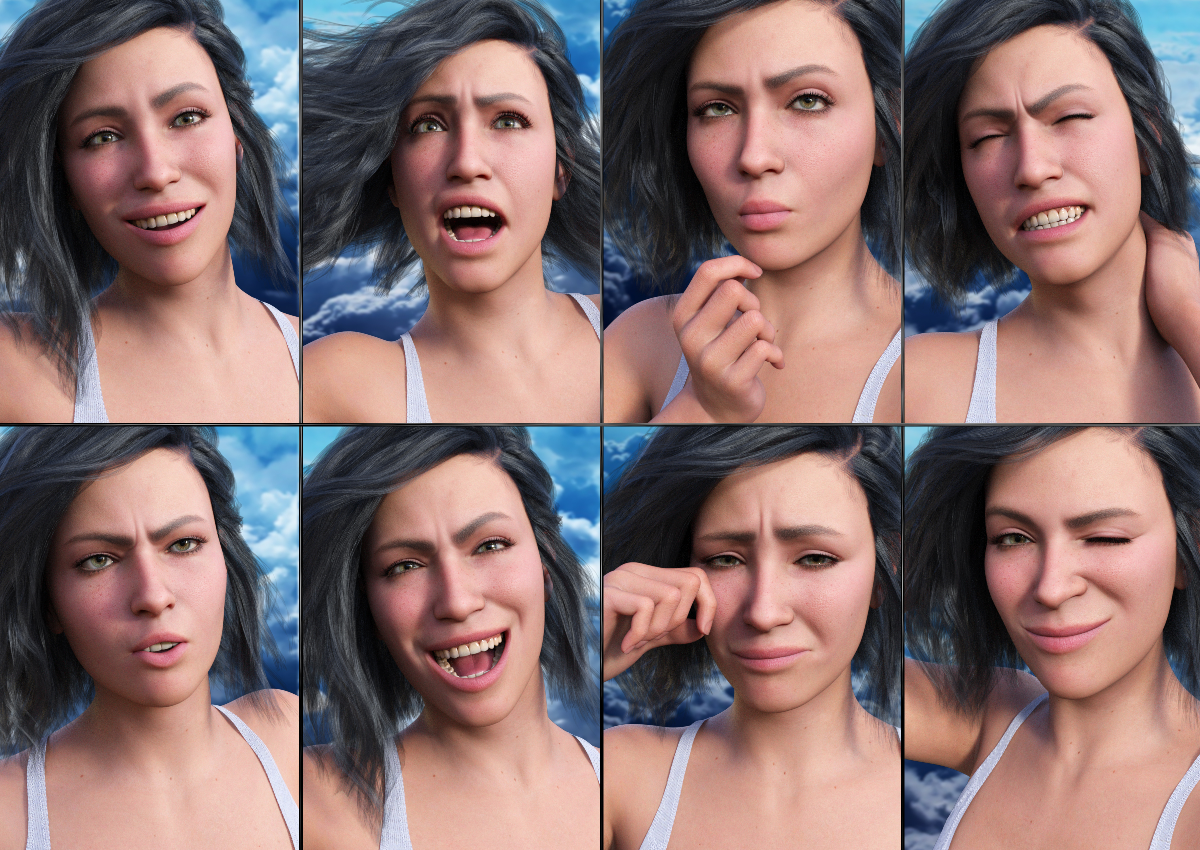 JW Expressive Faces Expressions for Genesis 9 JW Expressive Faces Expressions for Genesis 9 by: JWolf, 3D Models by Daz 3D